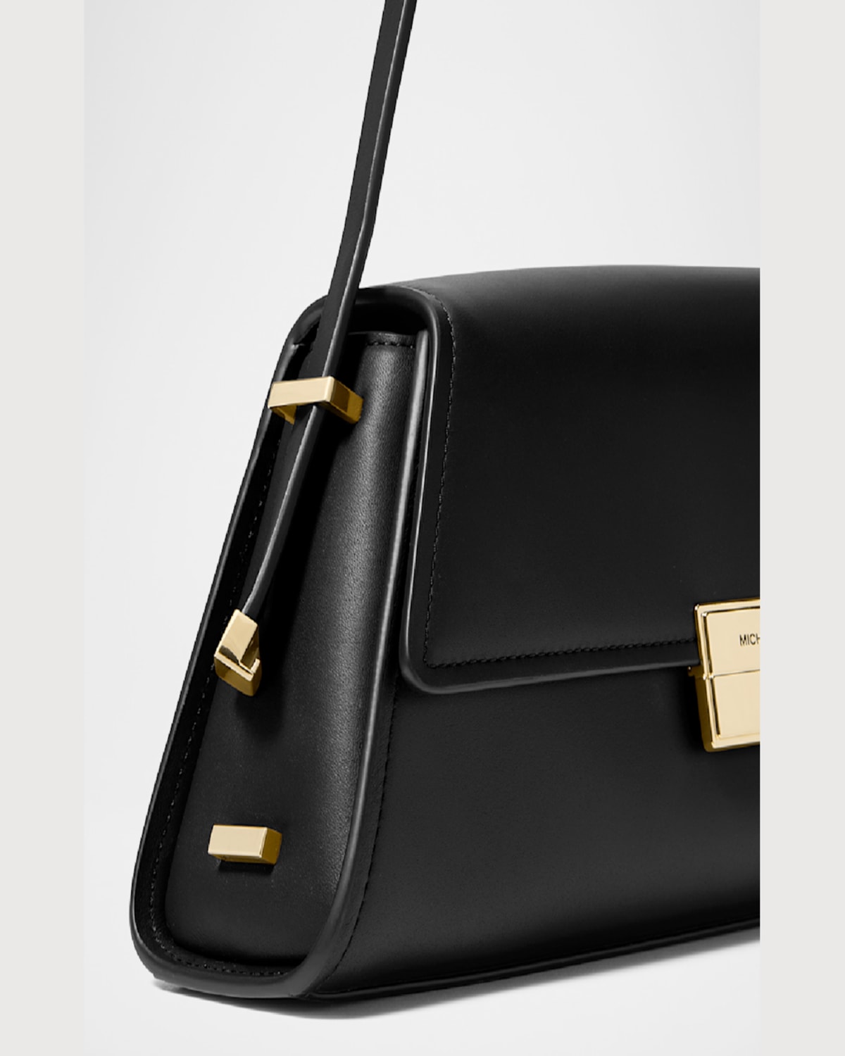 MICHAEL MICHAEL KORS LUDLOW MEDIUM CONVERTIBLE LEATHER SHOULDER BAG 