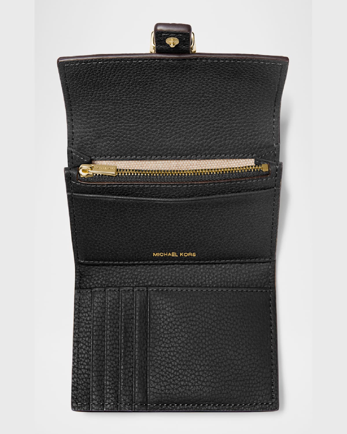 MICHAEL MICHAEL KORS NOLITA MEDIUM TRIFOLD LEATHER WALLET 