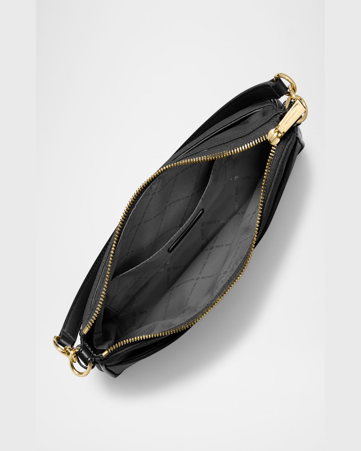 Michael Michael Kors Jet Set Medium Pochette Crossbody Bag In Black