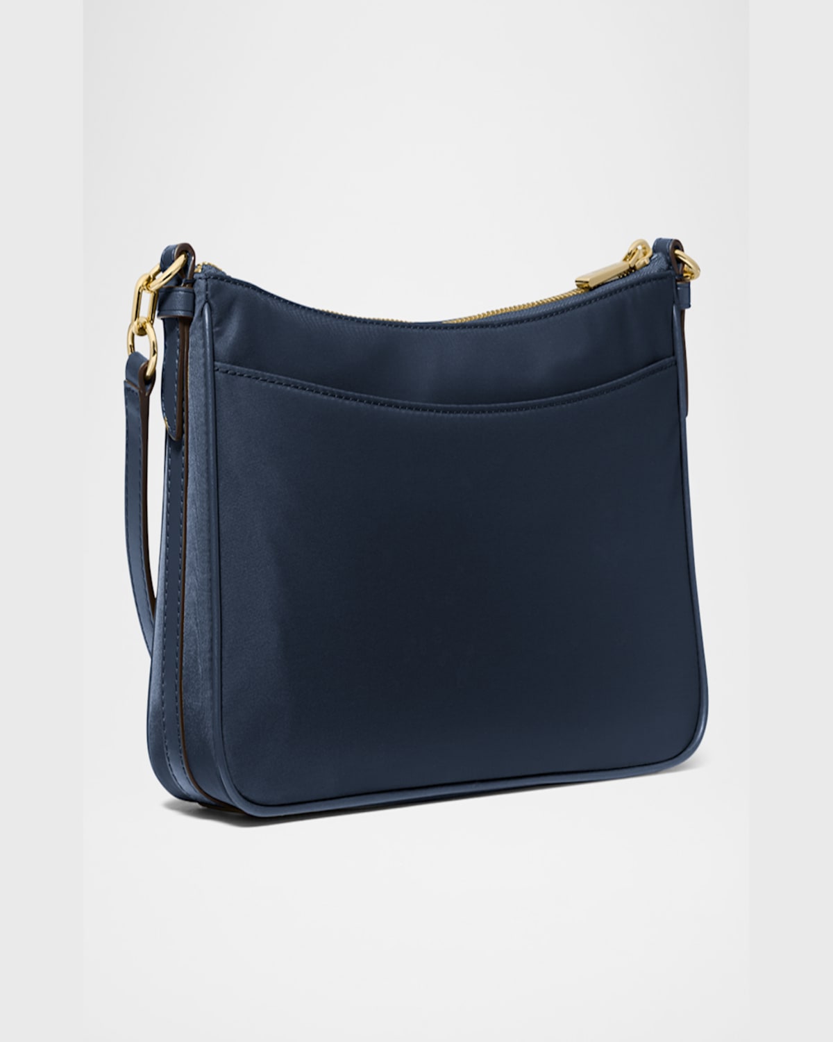 Michael Michael Kors Jet Set Medium Pochette Crossbody Bag In Navy