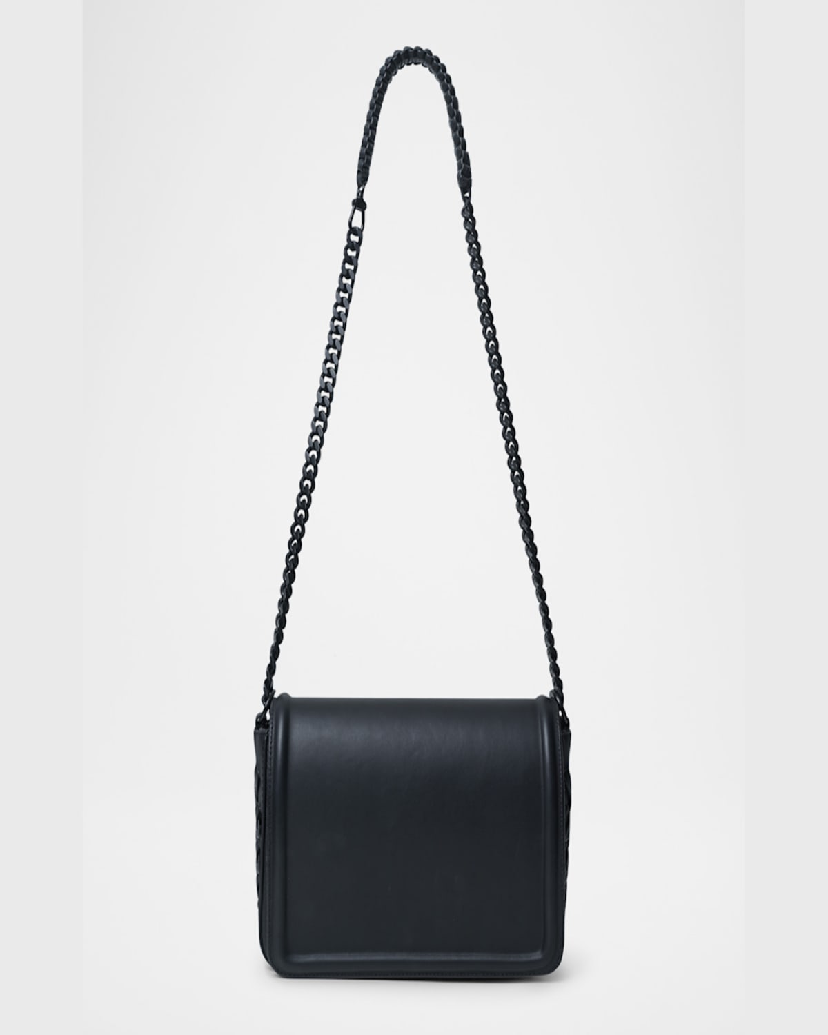 Callista Maxi Box Flap Leather Shoulder Bag