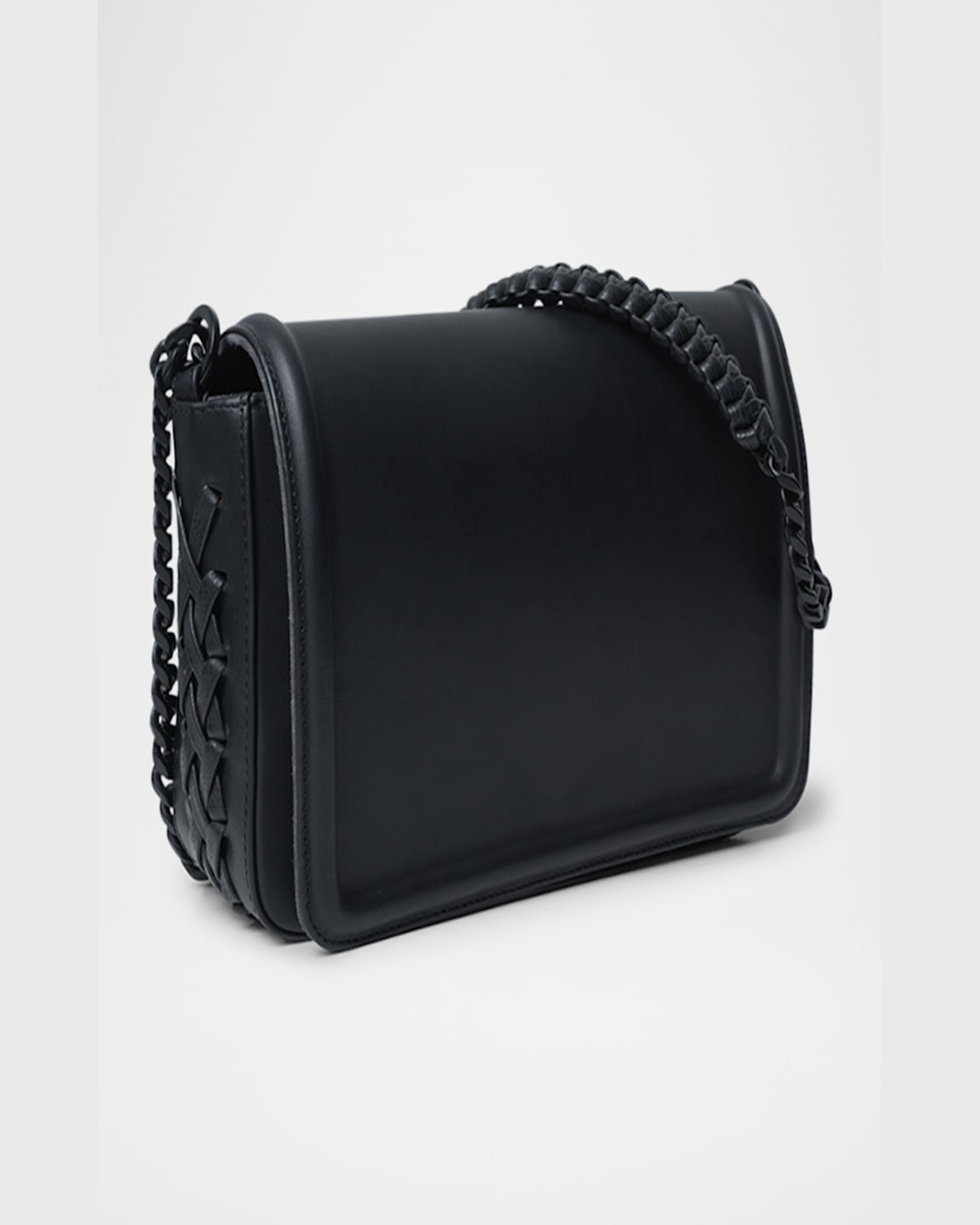 Callista Maxi Box Flap Leather Shoulder Bag