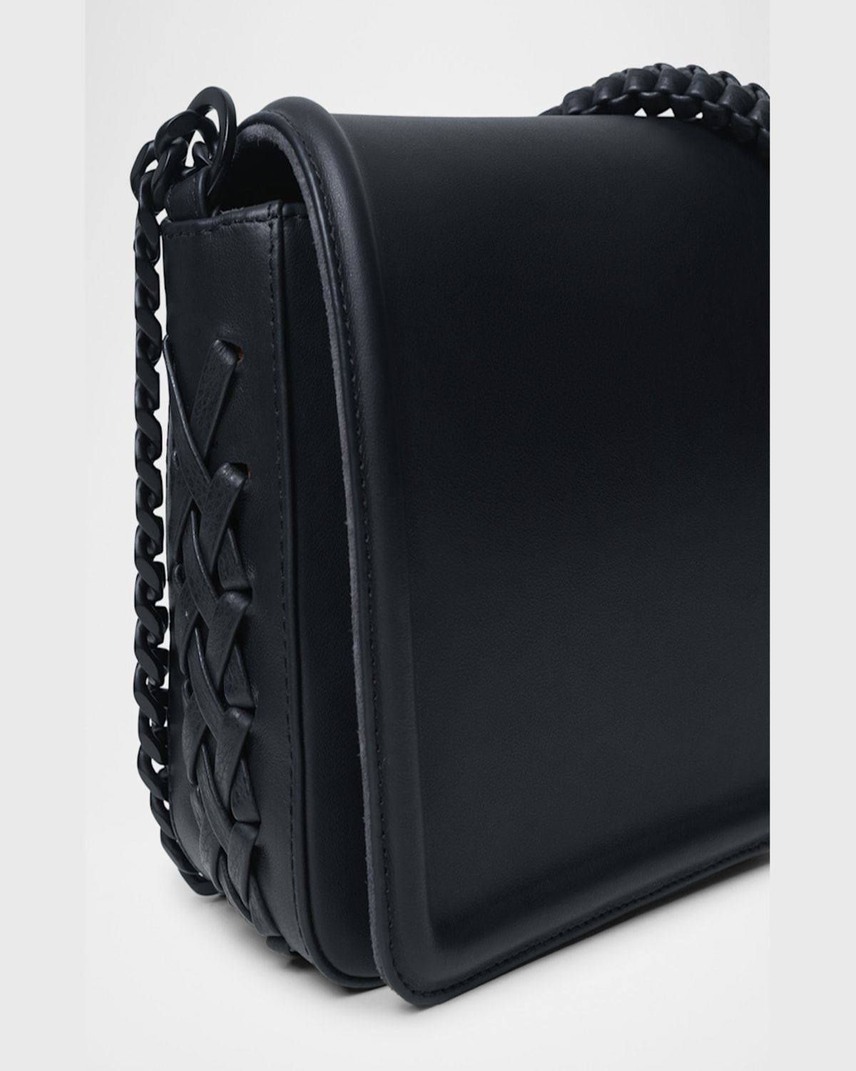 Callista Maxi Box Flap Leather Shoulder Bag