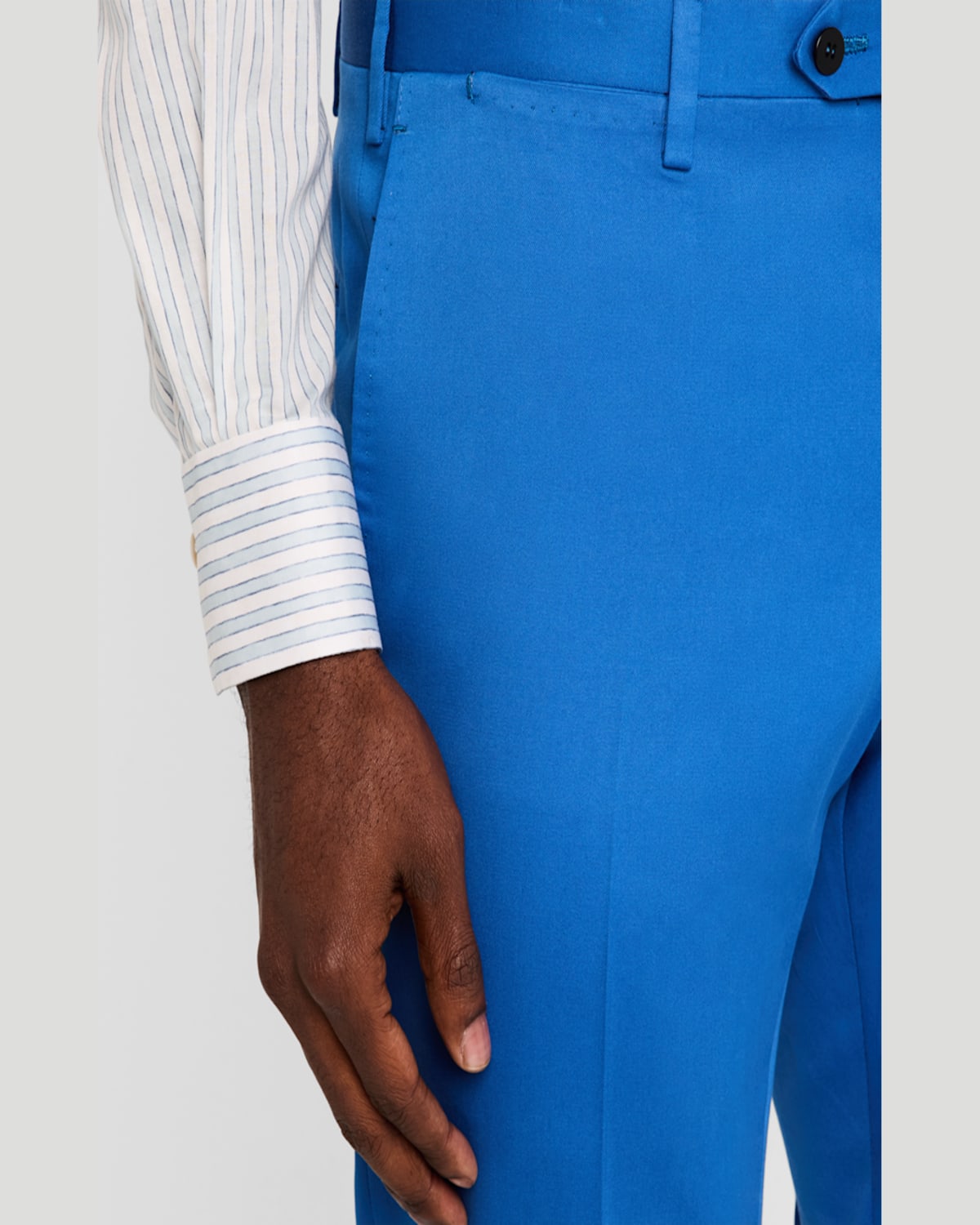 KITON MEN'S NAPOLI COTTON-CASHMERE TROUSERS 