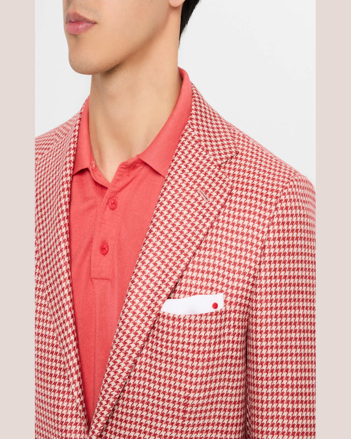 Kiton Men's Houndstooth Sport Coat In Red
