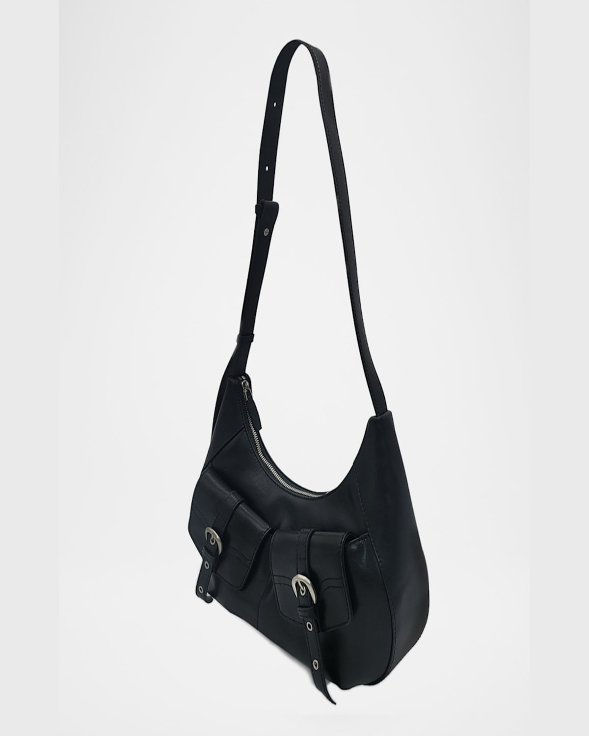 ORYANY RODEO MEDIUM LEATHER SHOULDER BAG 