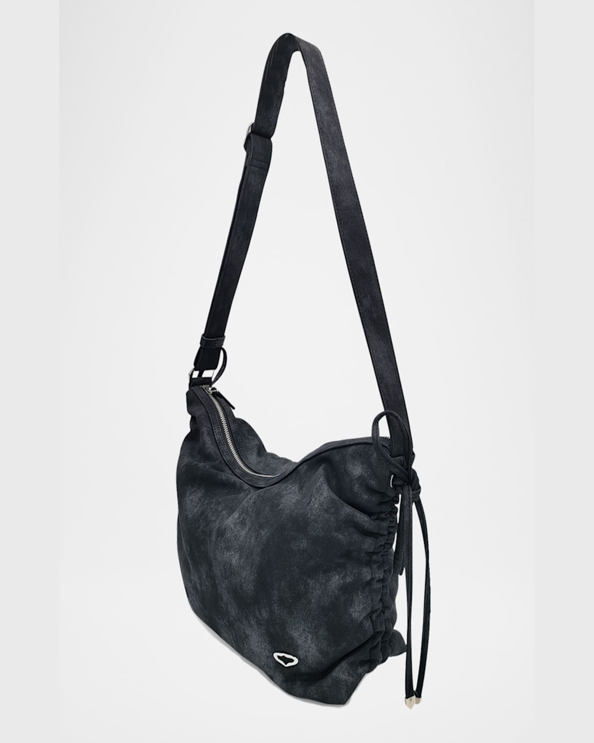 ORYANY RUSTY LARGE DISTRESSED CANVAS SHOULDER BAG 