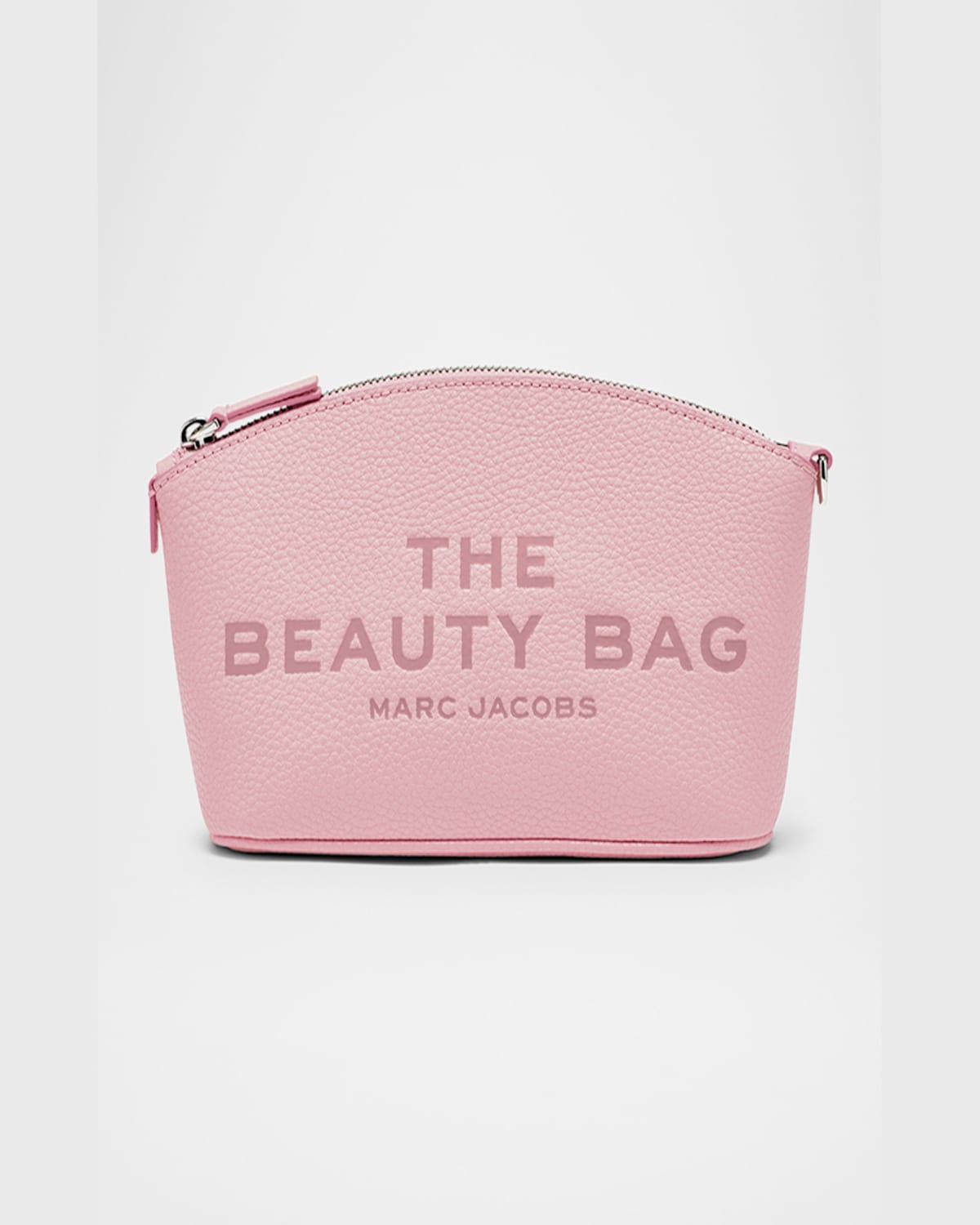 Marc Jacobs Beauty Pouch Bag In Grained Leather In Pink