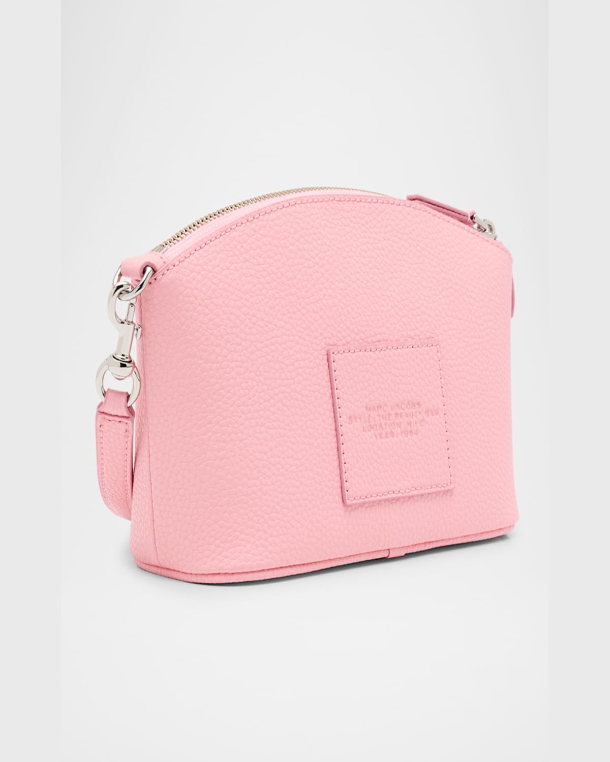 Marc Jacobs Beauty Pouch Bag In Grained Leather In Pink