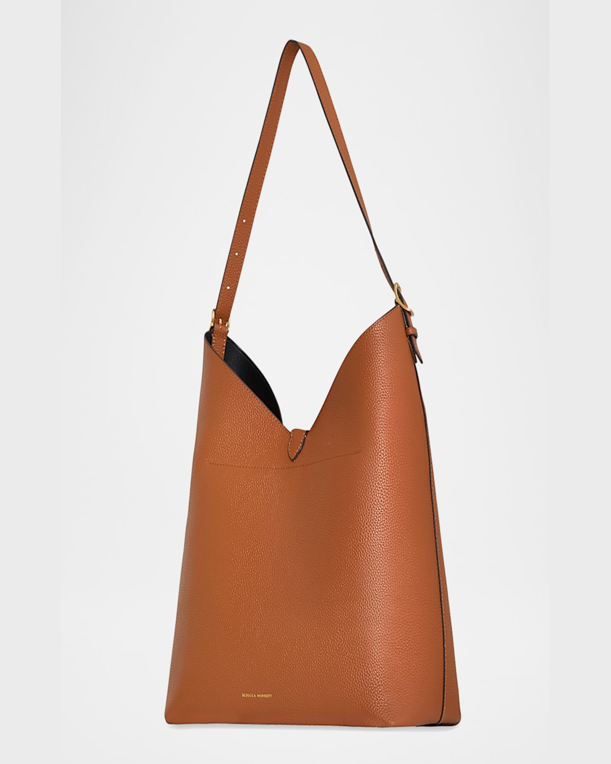 Rebecca Minkoff Megan Leather Hobo Bag In Caramello