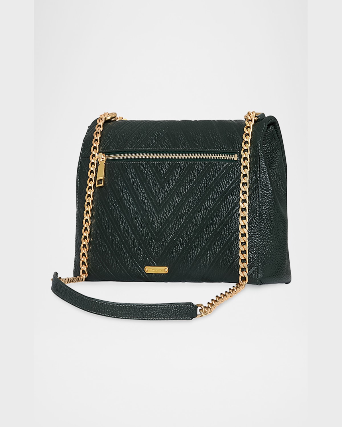 Rebecca Minkoff Edie Large Quilted Leather Shoulder Bag In Dark Envy