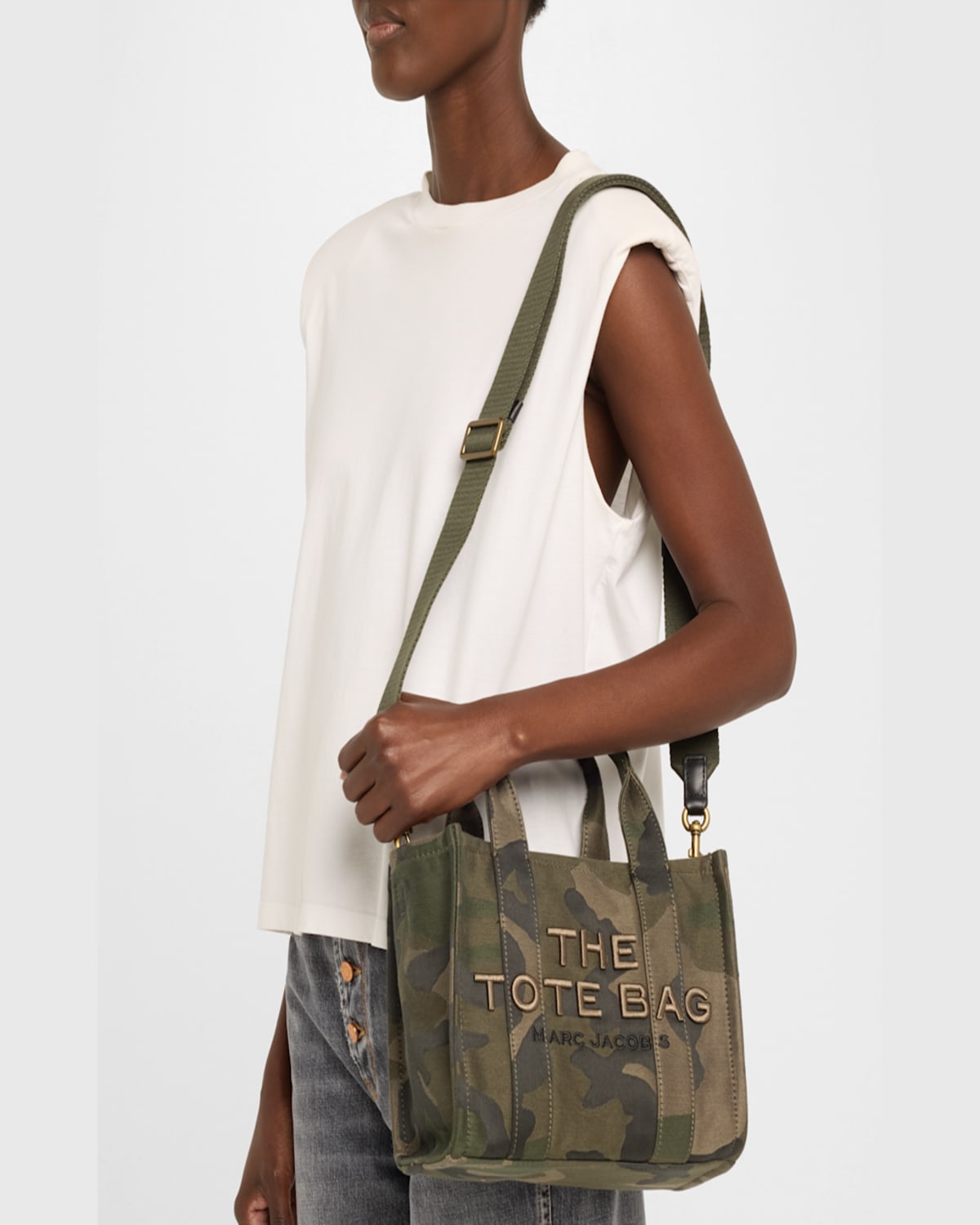 Marc Jacobs The Small Camo-print Tote Bag In Camo Multi