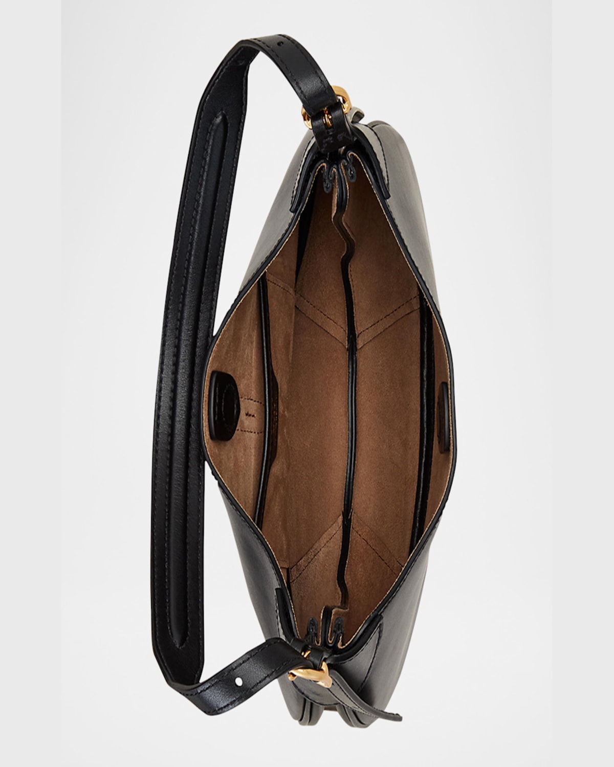 POLO RALPH LAUREN SMALL SPORT LEATHER SHOULDER BAG 