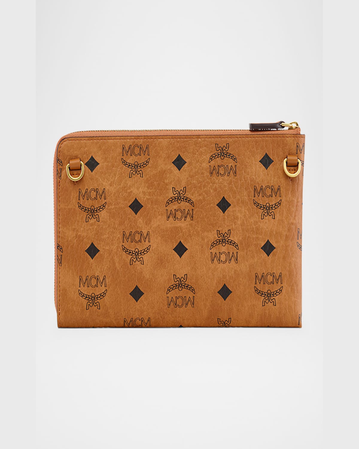 MCM MEN'S OTTOMAR VISETOS TRAVEL ZIP POUCH 