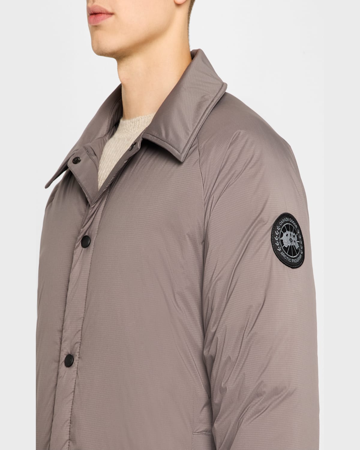Canada Goose Lodge Packable Windproof 750 Fill Power Down Jacket In Military Green