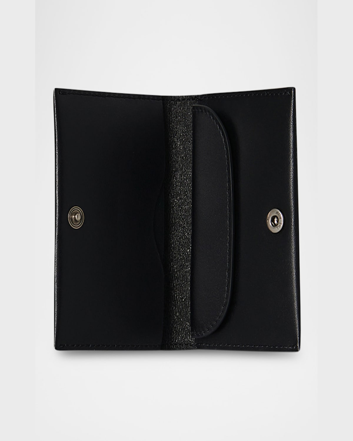 THE ROW FLAP CARD HOLDER IN BOX CALF LEATHER 