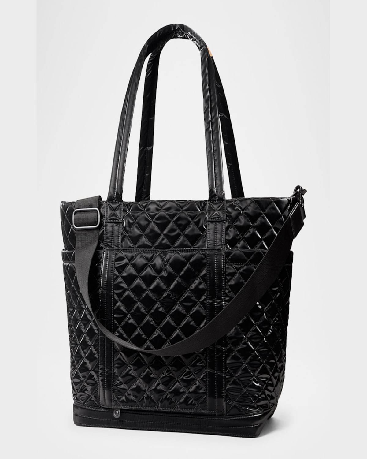 Mz Wallace Empire Deluxe Large Quilted Tote Bag In Black