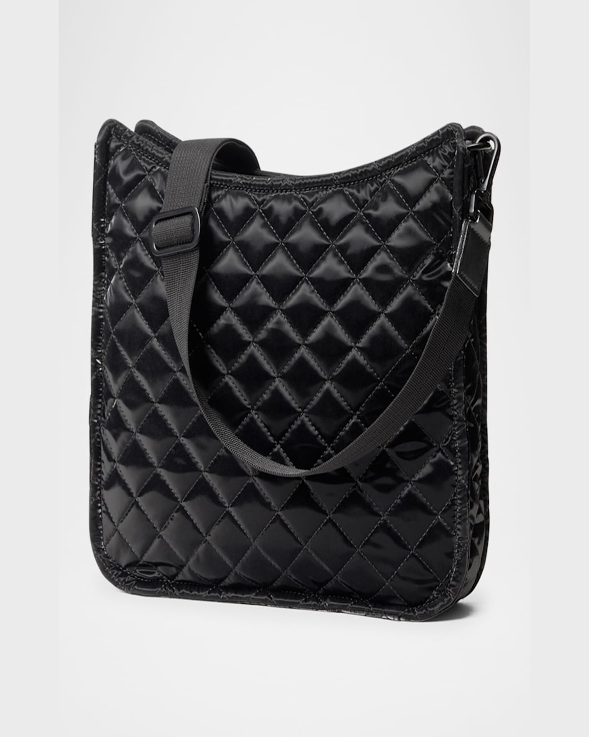 Shop Mz Wallace Metro Box Quilted Crossbody Bag In Black