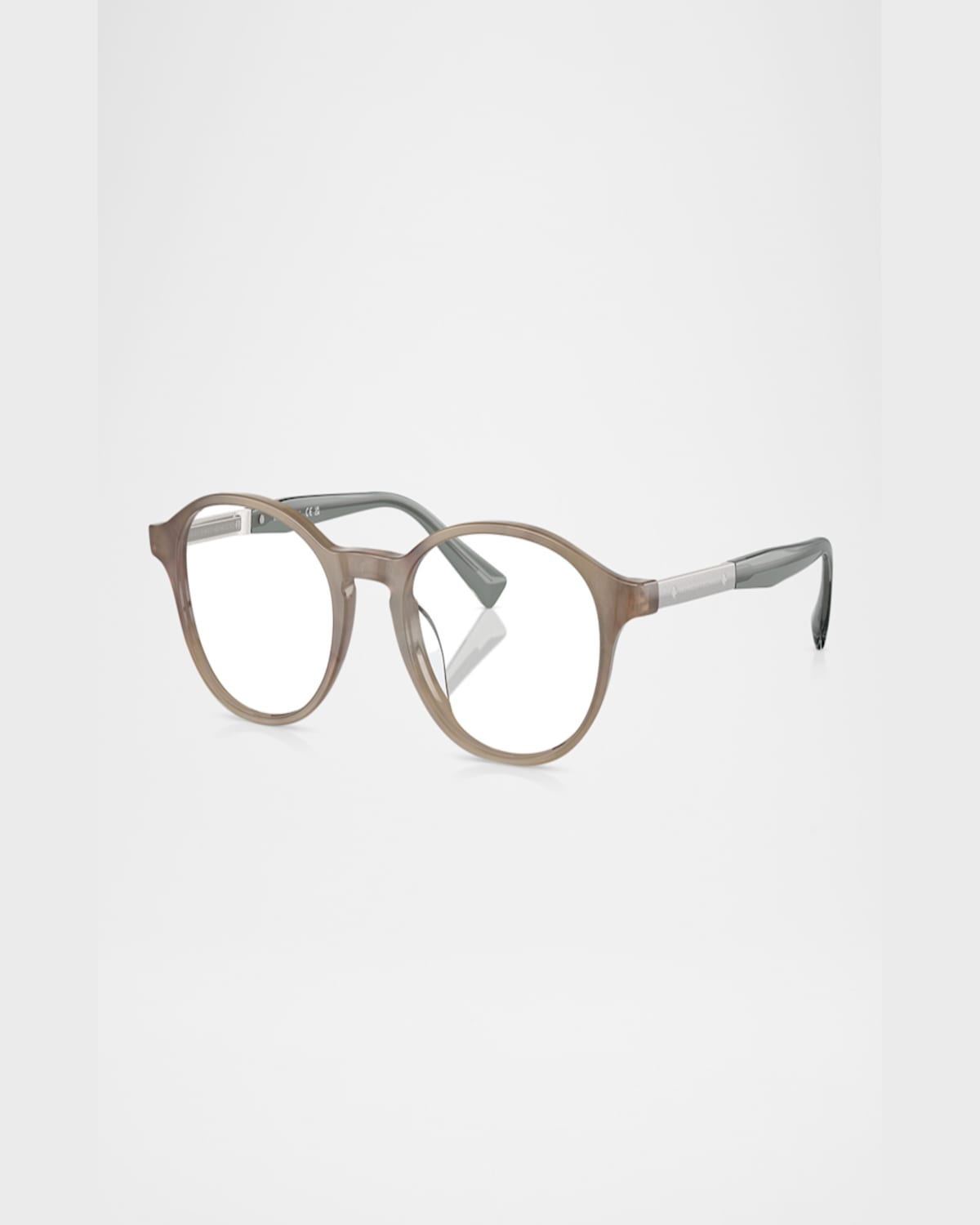 Brunello Cucinelli Acetate Oval Sunglasses, 50mm In Havana