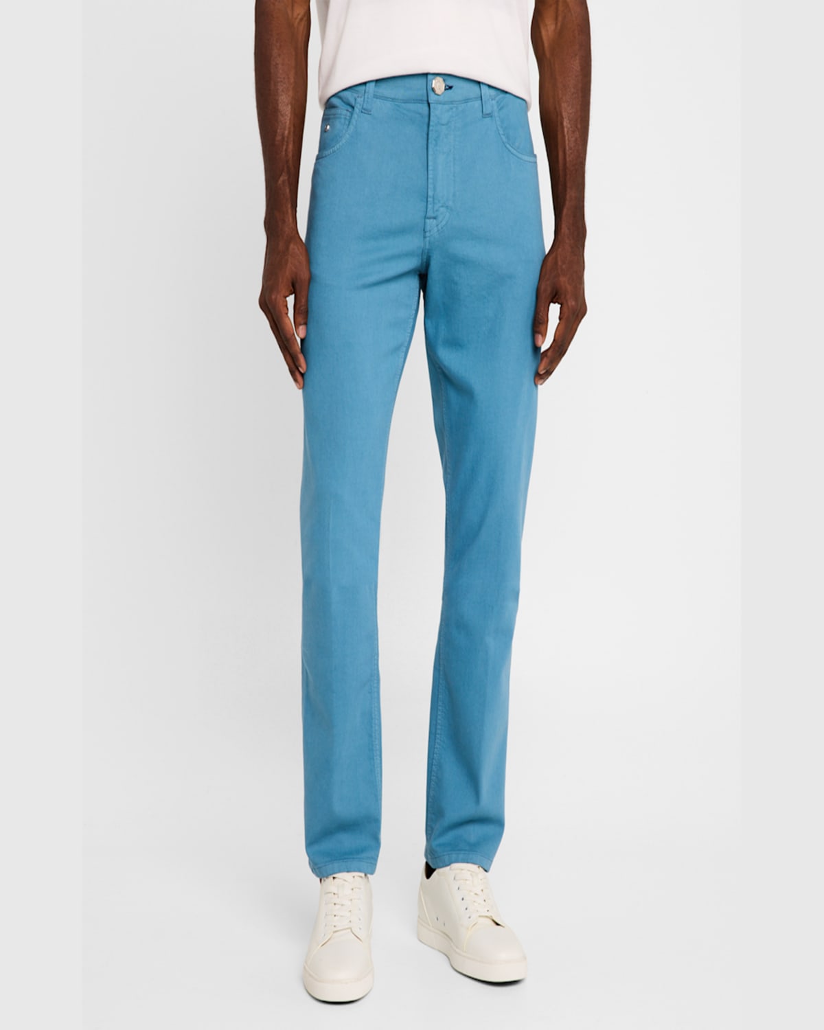 Stefano Ricci Men's 5-pocket Jeans In Animal Print