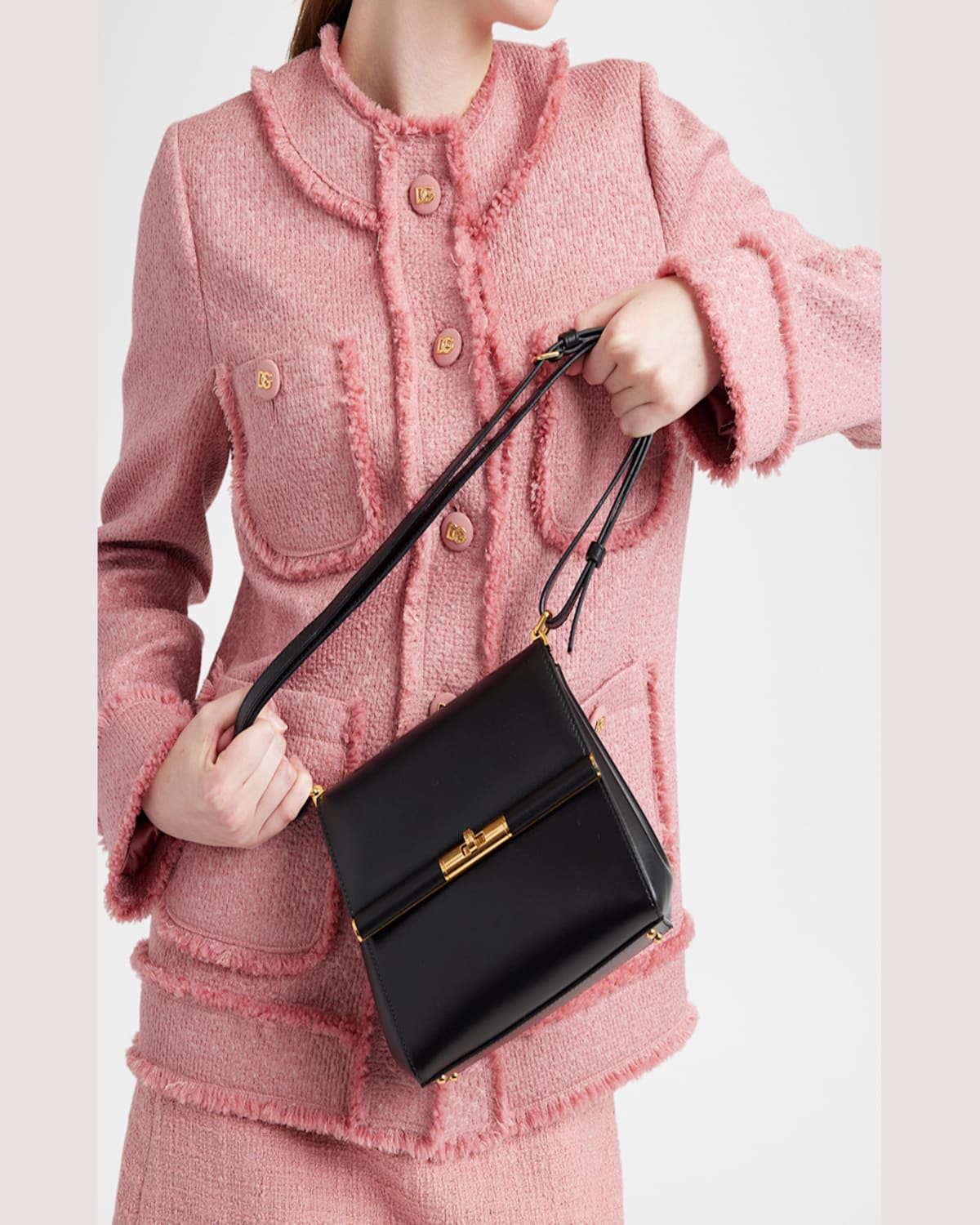 Dolce & Gabbana City Marlene Leather Crossbody Bag In Talpa