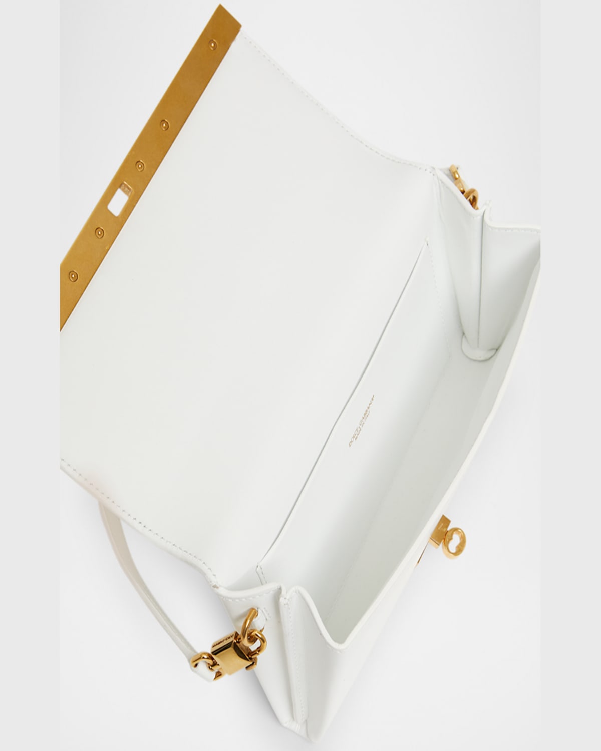 Dolce & Gabbana Marlene Wallet Bag In Bianco Ottico