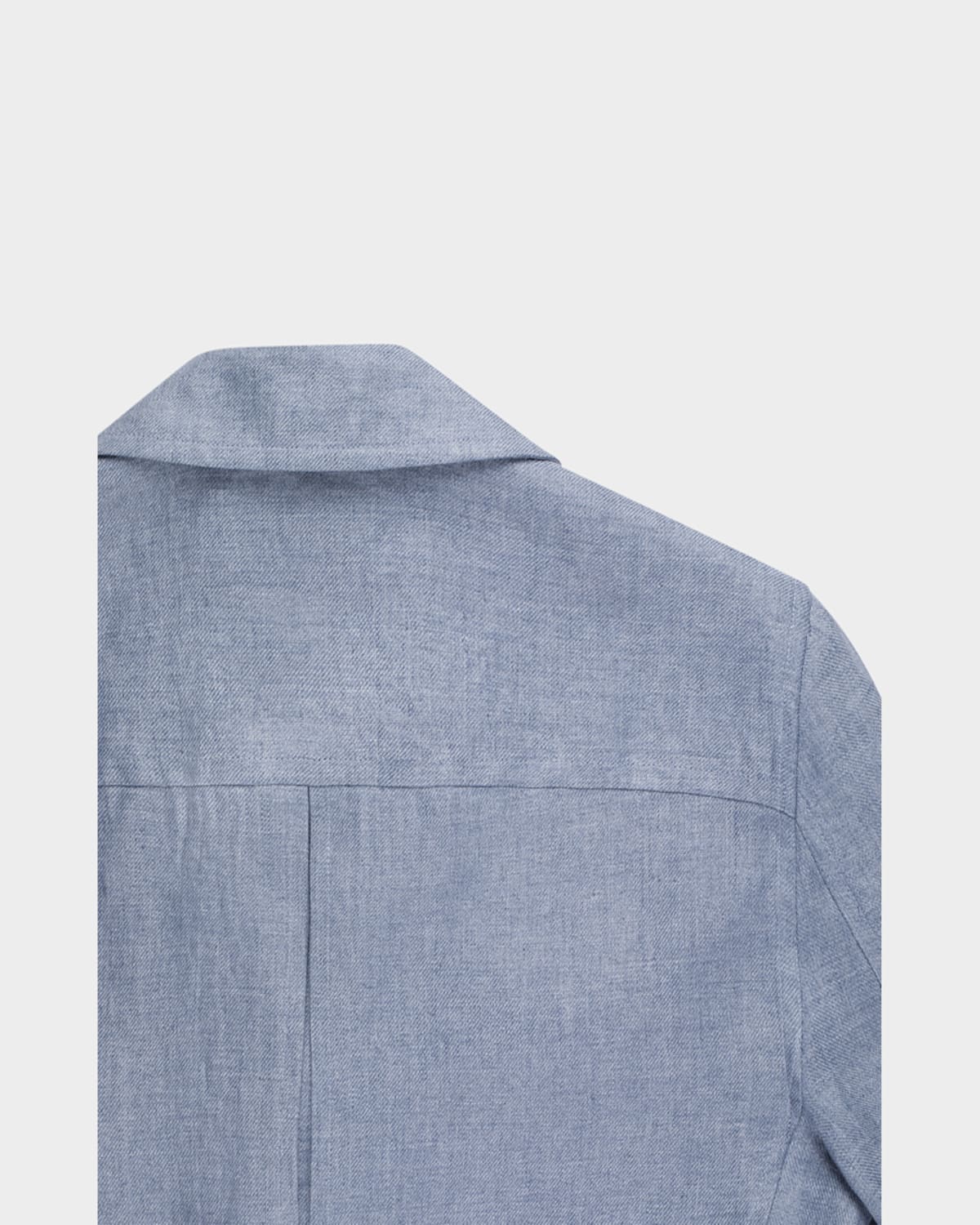 Stefano Ricci Men's Sahara Linen Safari Jacket In Light Blue