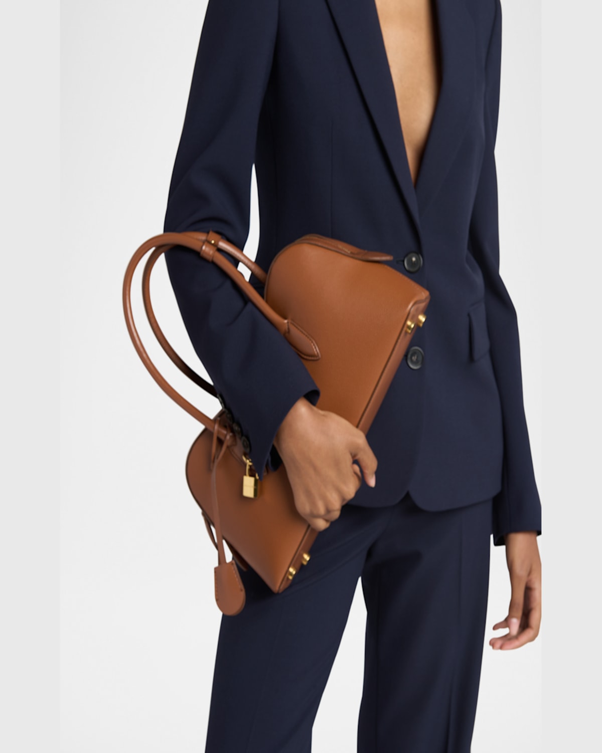 Shop Stella Mccartney Ryder Large Shoulder Bag In Brandy