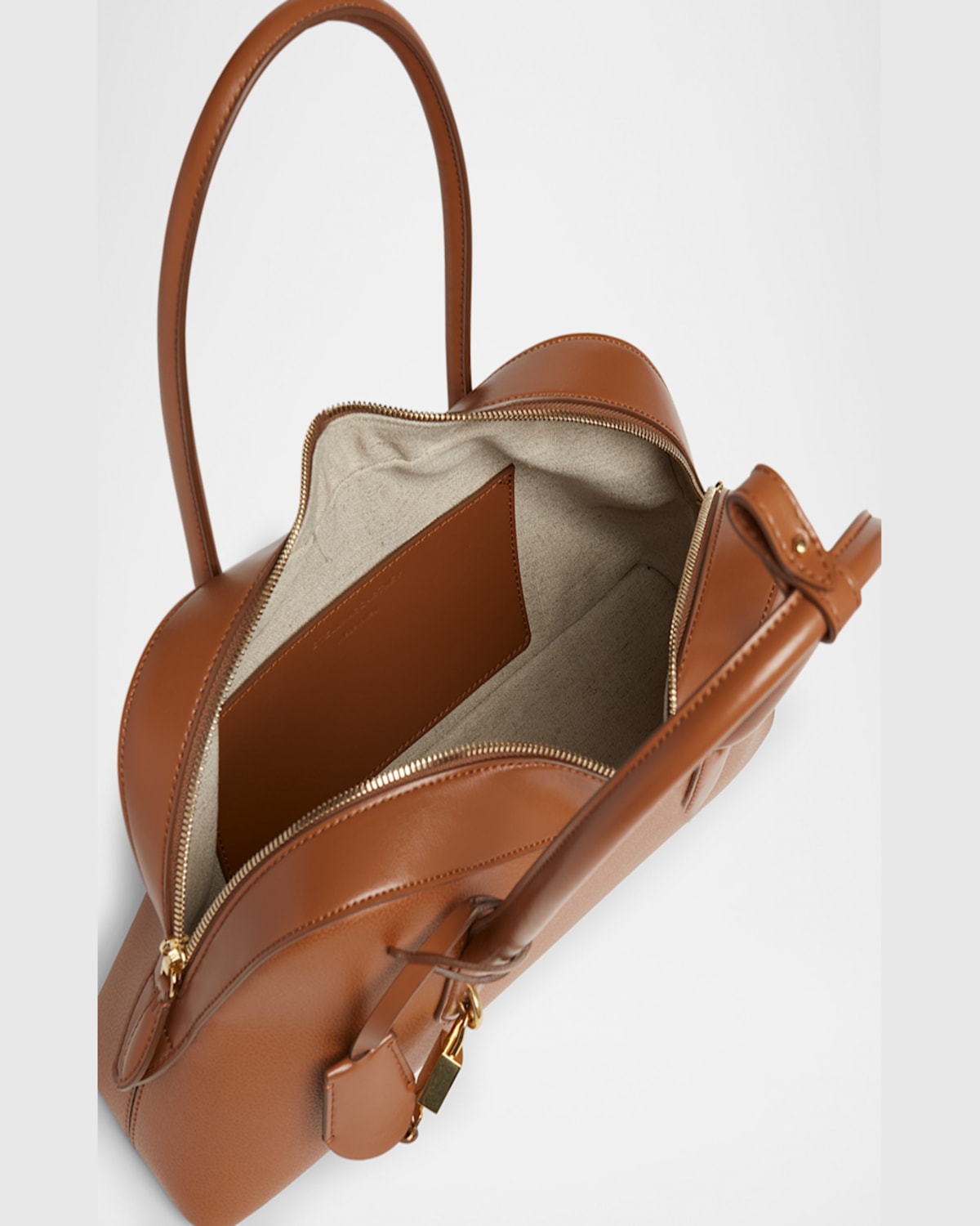 Shop Stella Mccartney Ryder Large Shoulder Bag In Brandy
