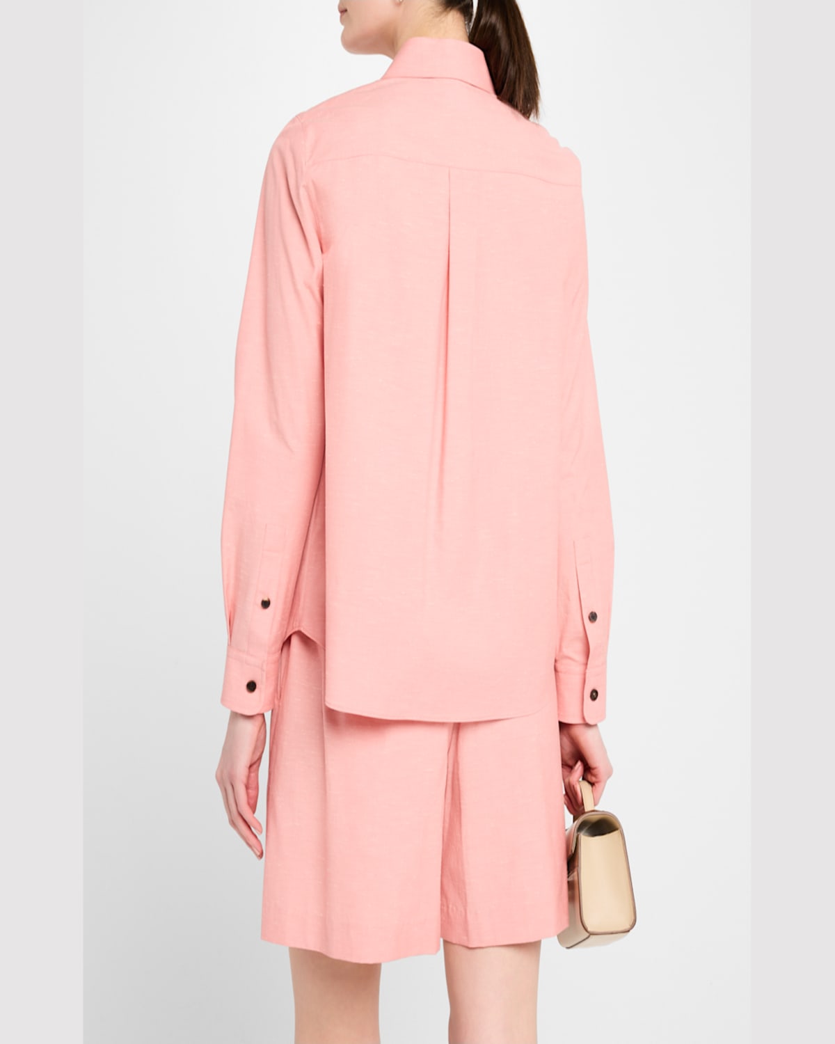 Shop Lafayette 148 Button-down Cotton Shirt