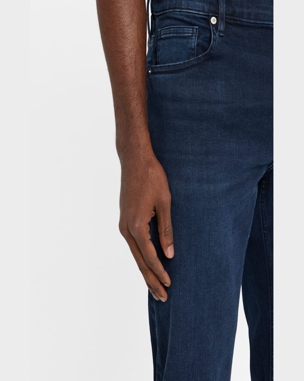 Frame Jet Set Modern Straight Jeans In La Mirada In Blue