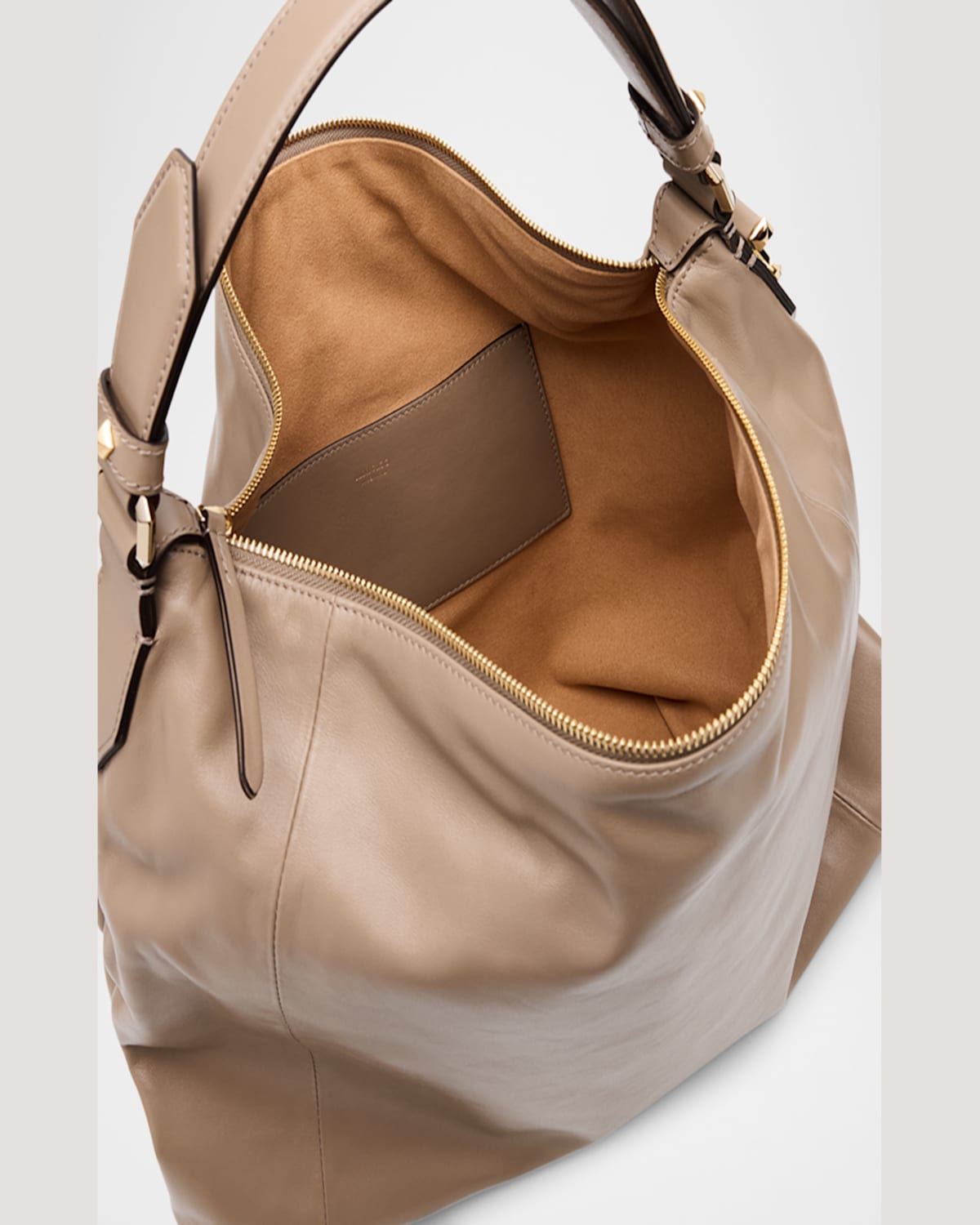Jimmy Choo Women's Ana Hobo Bag In Taupe/lg