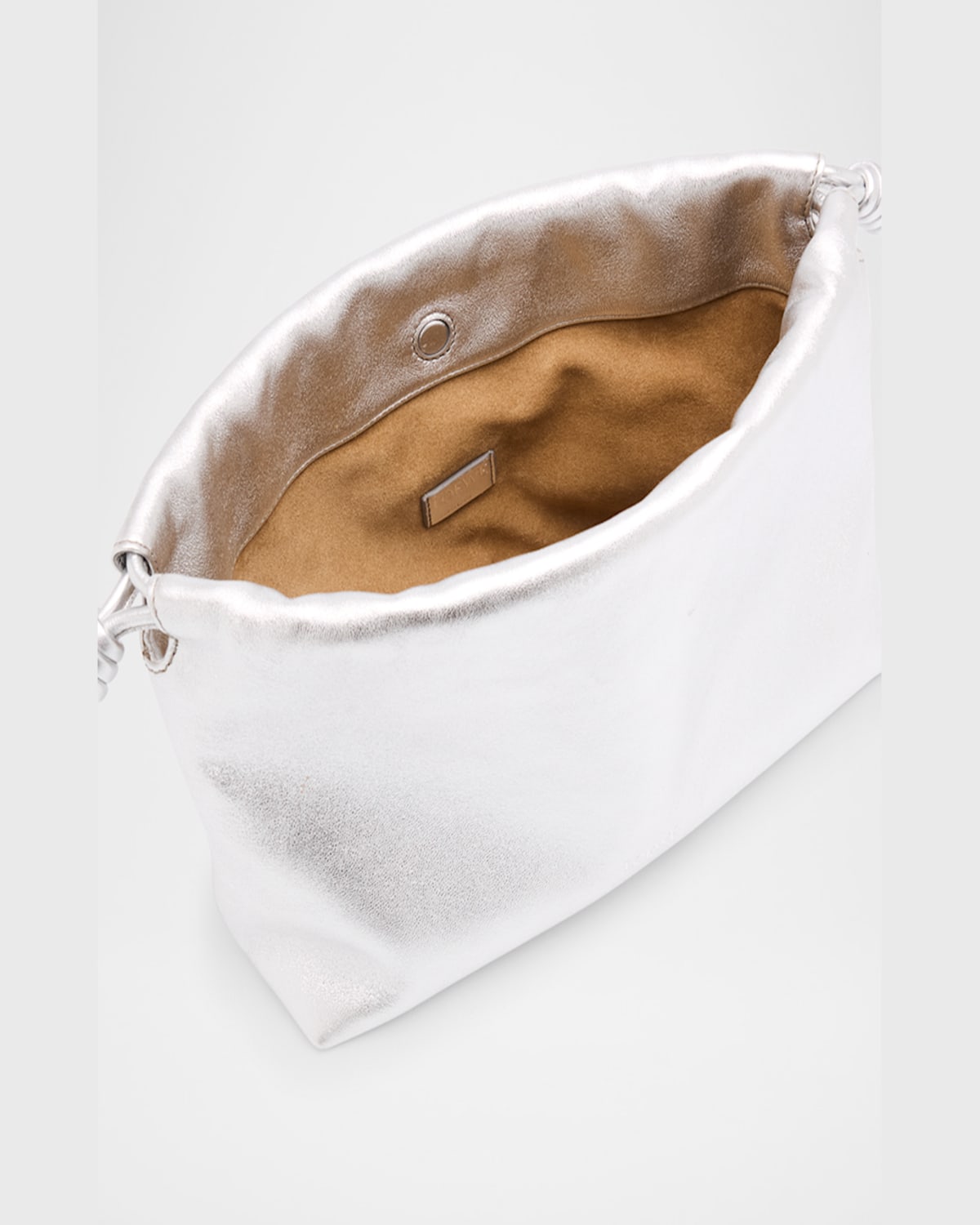 Loewe Mini Puzzle Leather Shoulder Bag In Gold