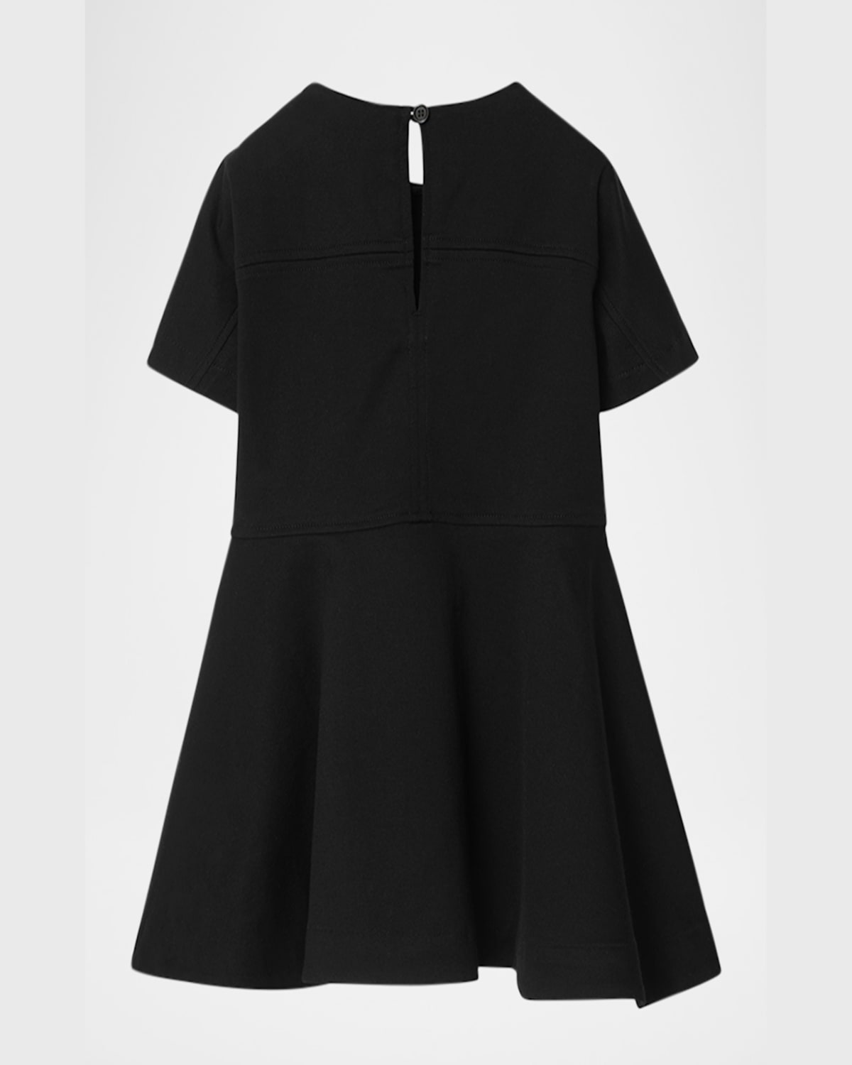 BURBERRY GIRL'S RILEY EKD LOGO-PRINT DRESS 