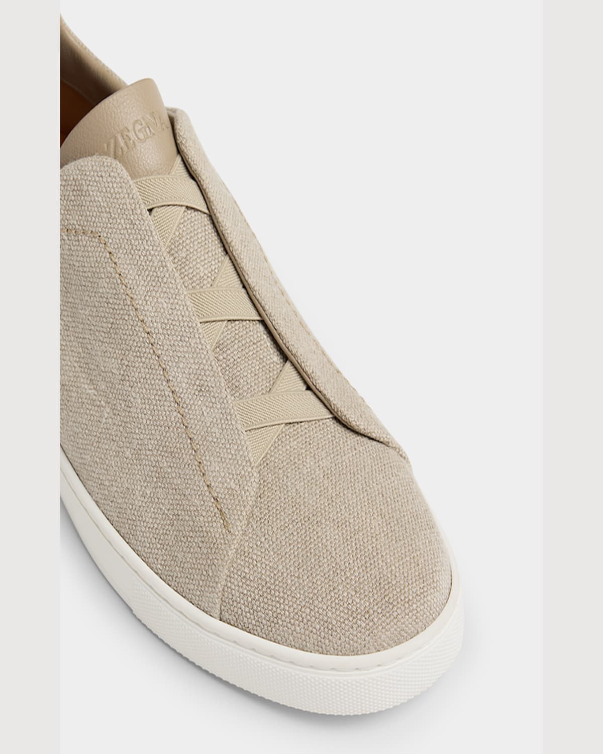 Zegna Low Top Sneakers Contrast Sole In Assorted