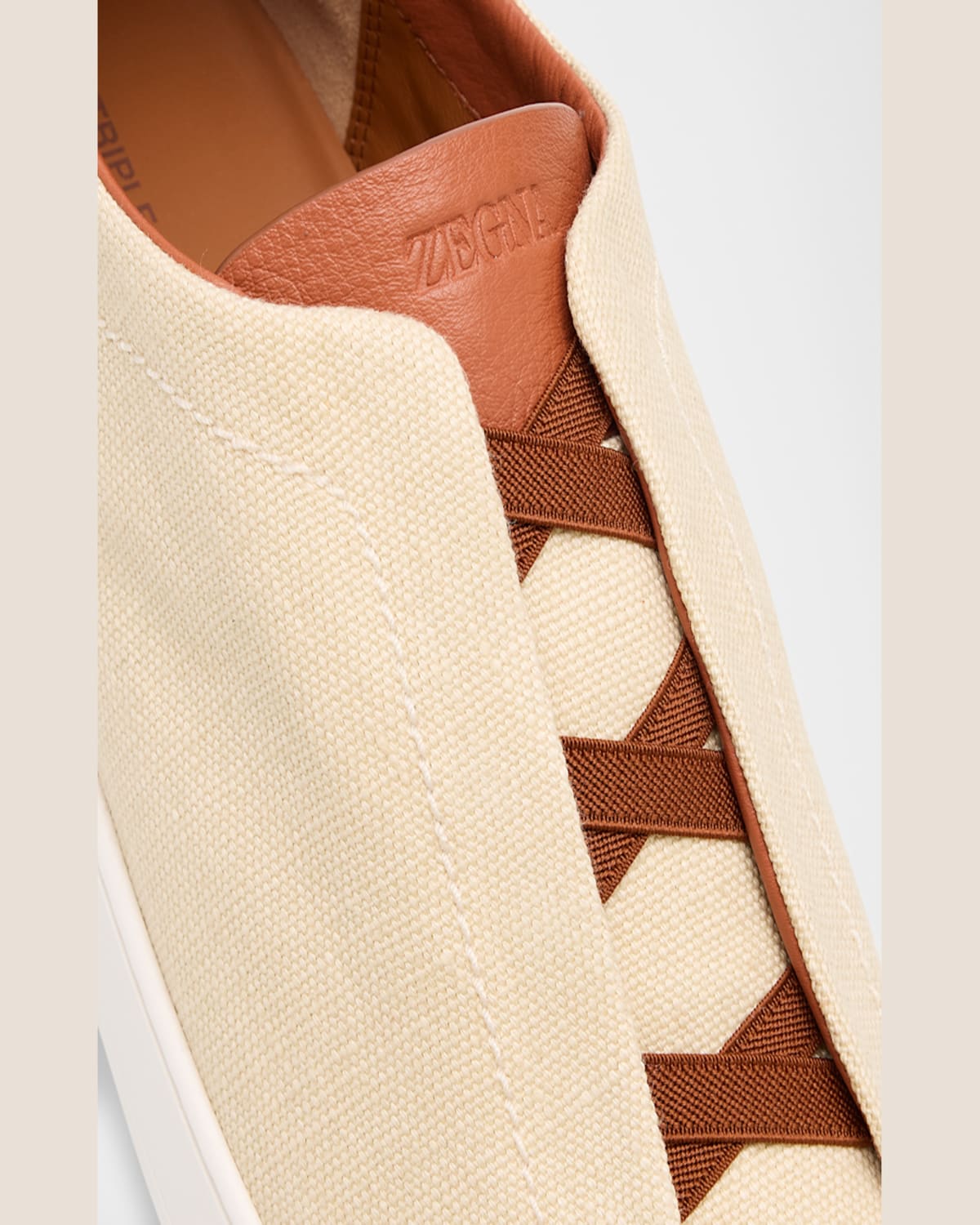 Zegna Low Top Sneakers Contrast Sole In Assorted