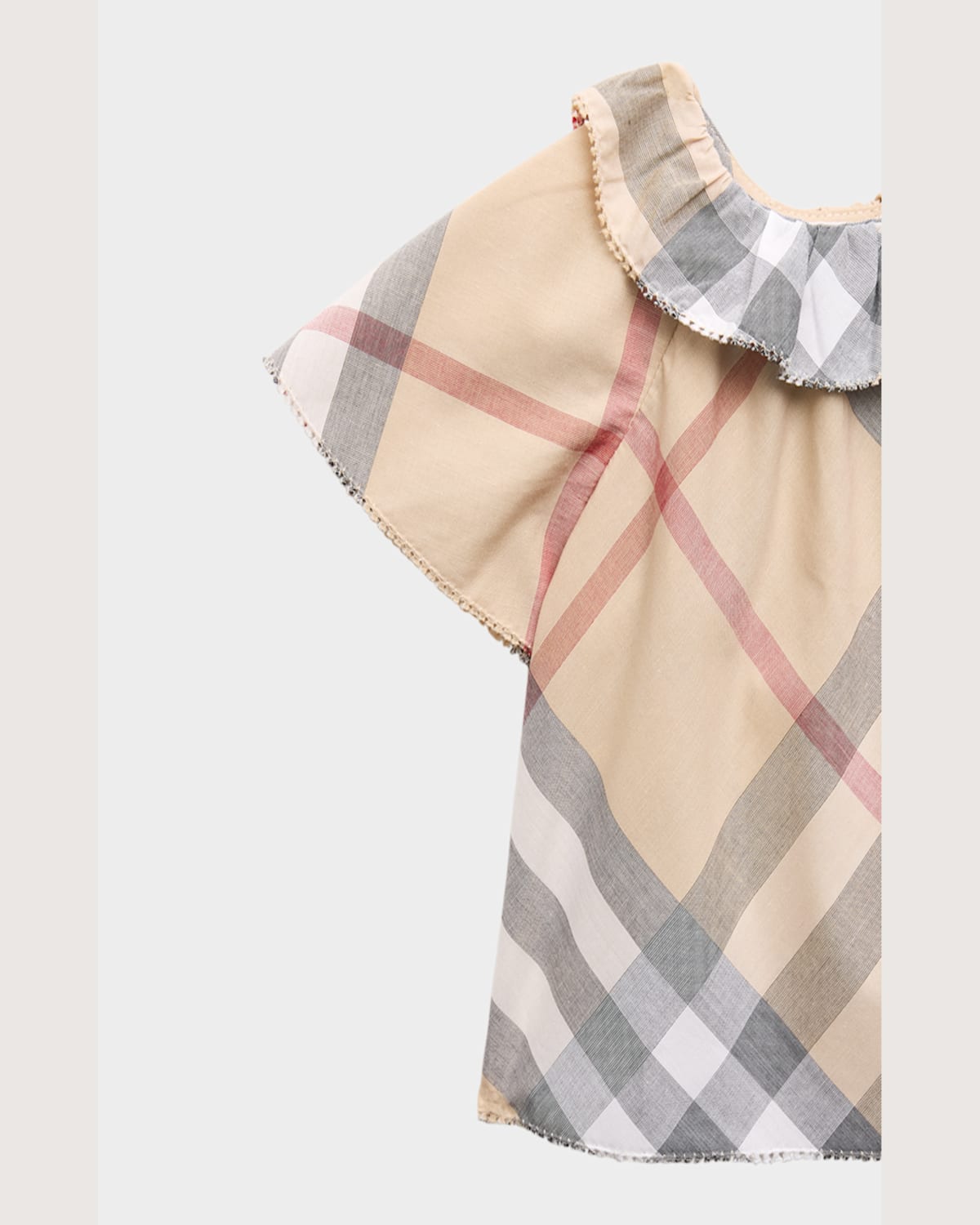 Burberry Girl's Emmie 3-piece Gift Set In Pale Stone Ip Check
