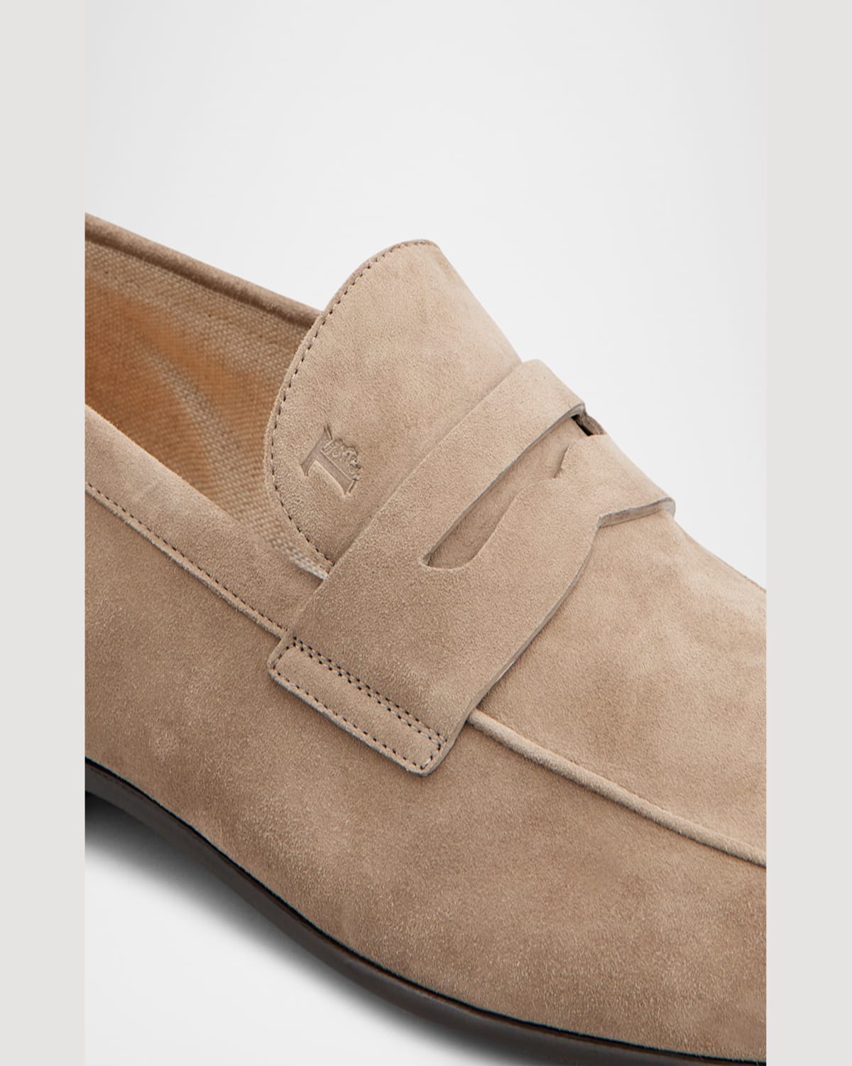 Tod's Men's Mocassino Suede Penny Loafers