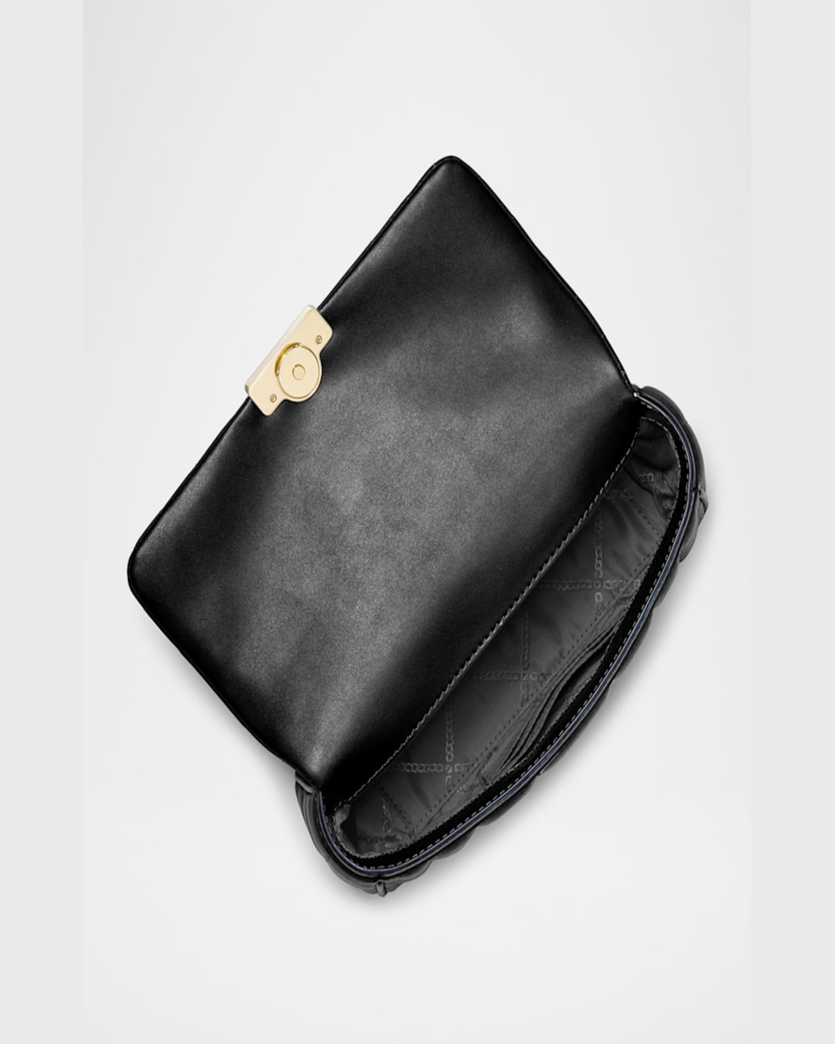 MICHAEL MICHAEL KORS TRIBECA SMALL CONVERTIBLE QUILTED LEATHER SHOULDER BAG 