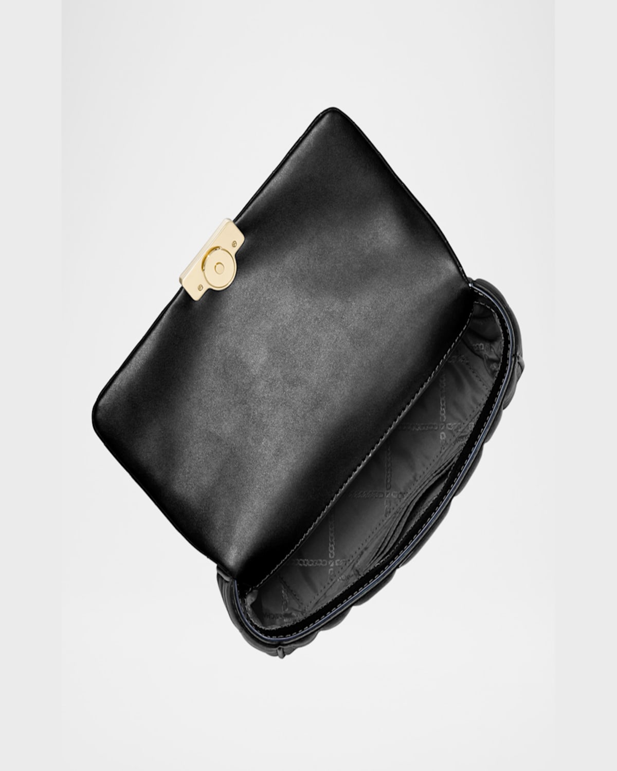 MICHAEL MICHAEL KORS TRIBECA SMALL CONVERTIBLE QUILTED LEATHER SHOULDER BAG 