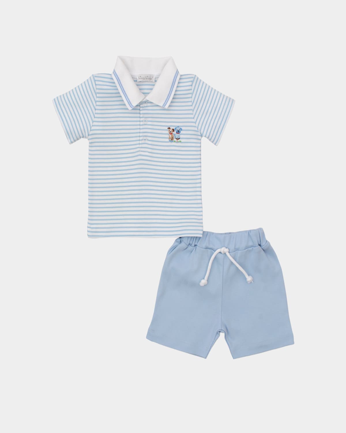 KISSY KISSY GIRL'S PLAYGROUND PUPS TWO-PIECE SET 