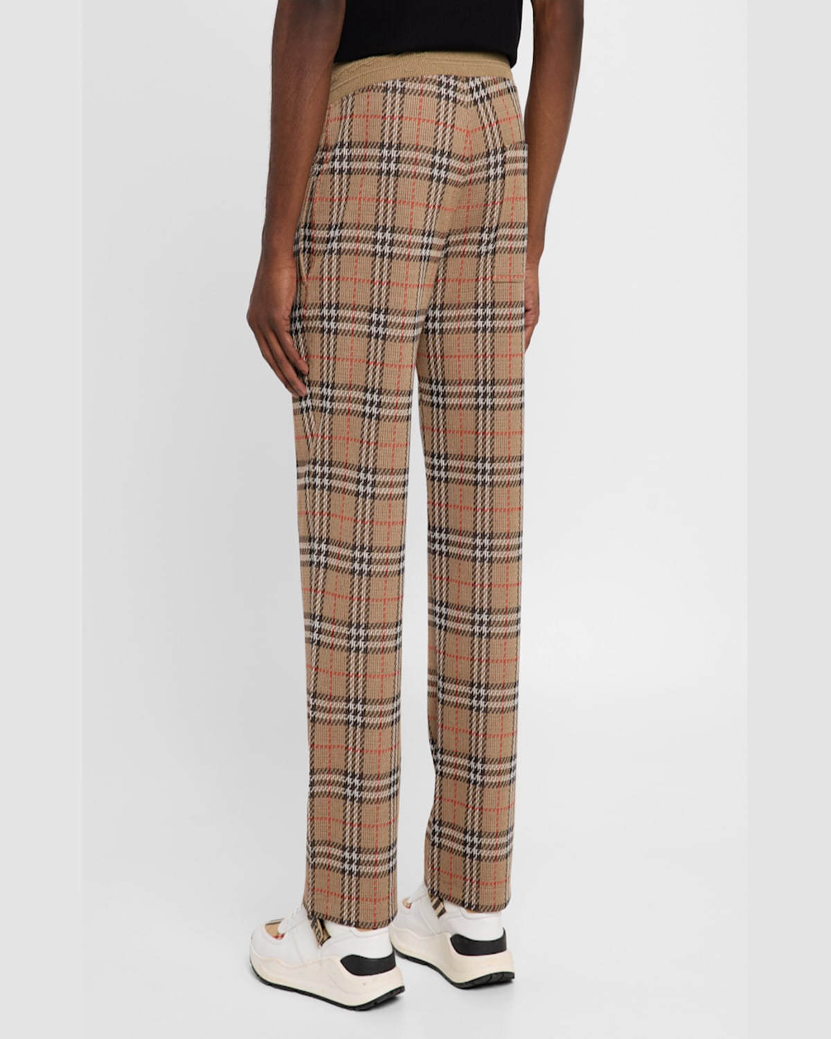Burberry Trousers Sporty In Nut Ip Check