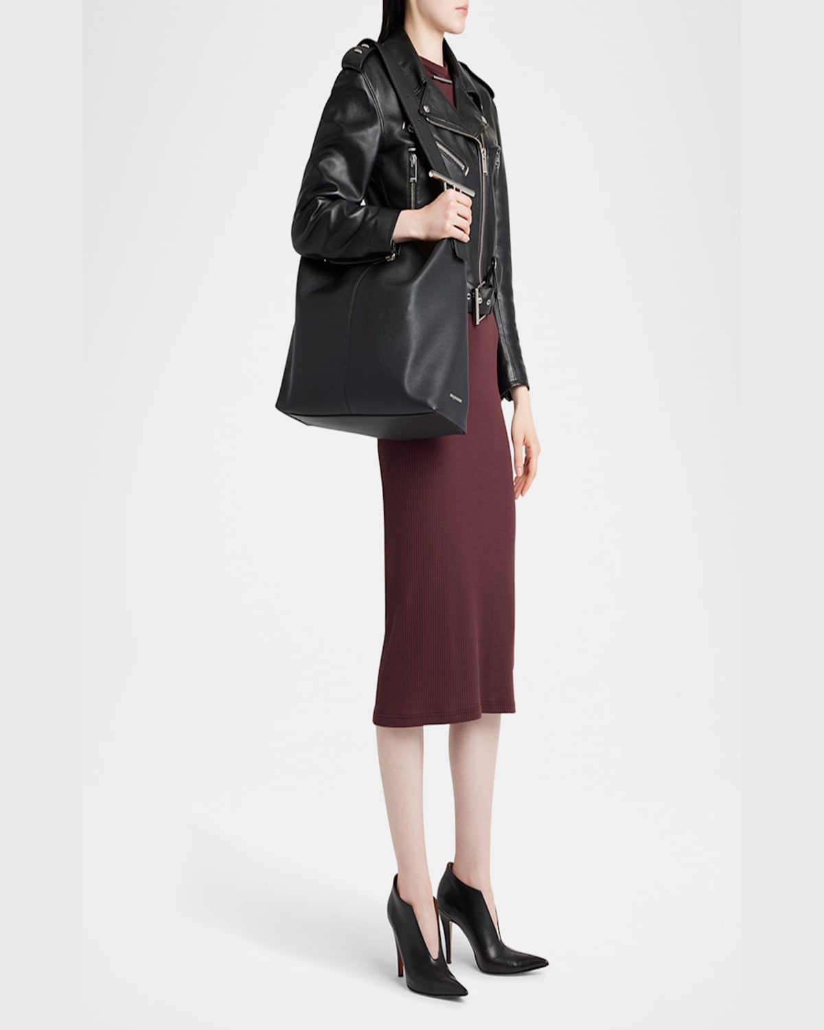 Alexander Mcqueen T-bar Sling Shoulder Bag In Pecan