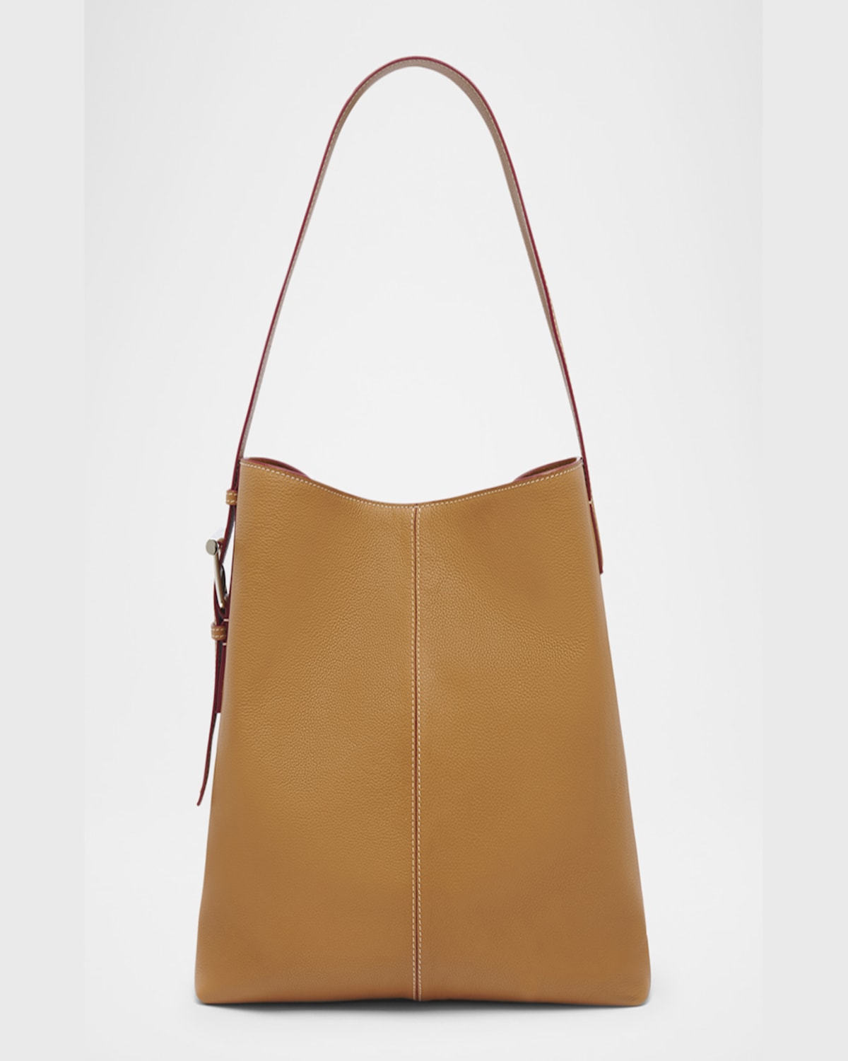 Alexander Mcqueen T-bar Sling Shoulder Bag In Pecan