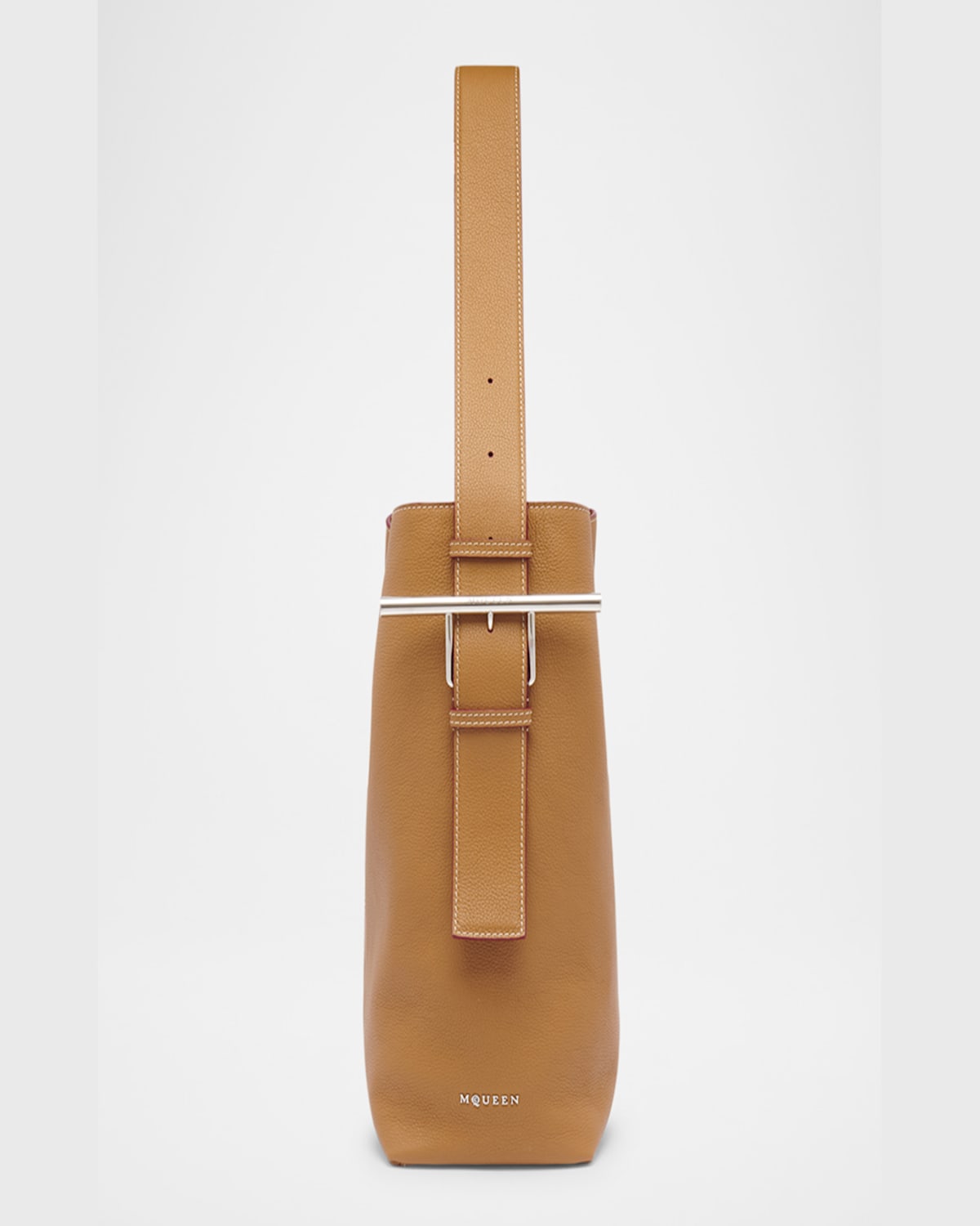 Alexander Mcqueen T-bar Sling Shoulder Bag In Pecan