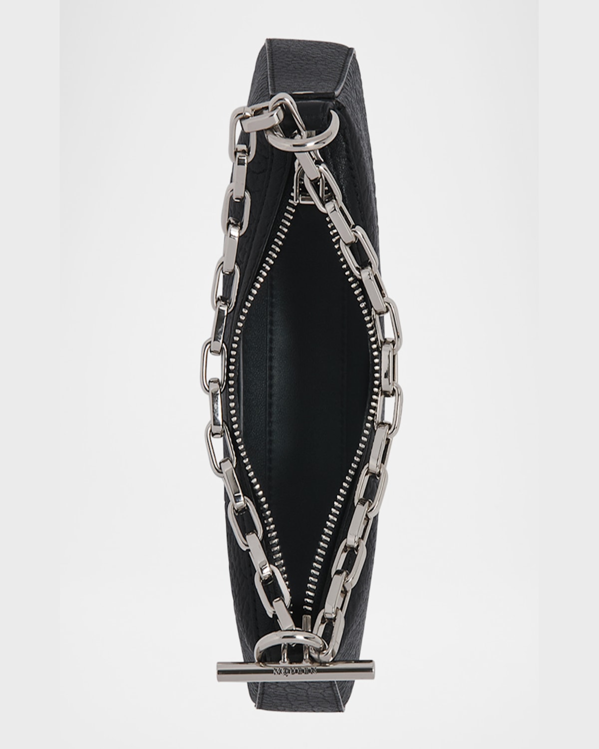 Shop Alexander Mcqueen T-bar Sling Pouch In Black