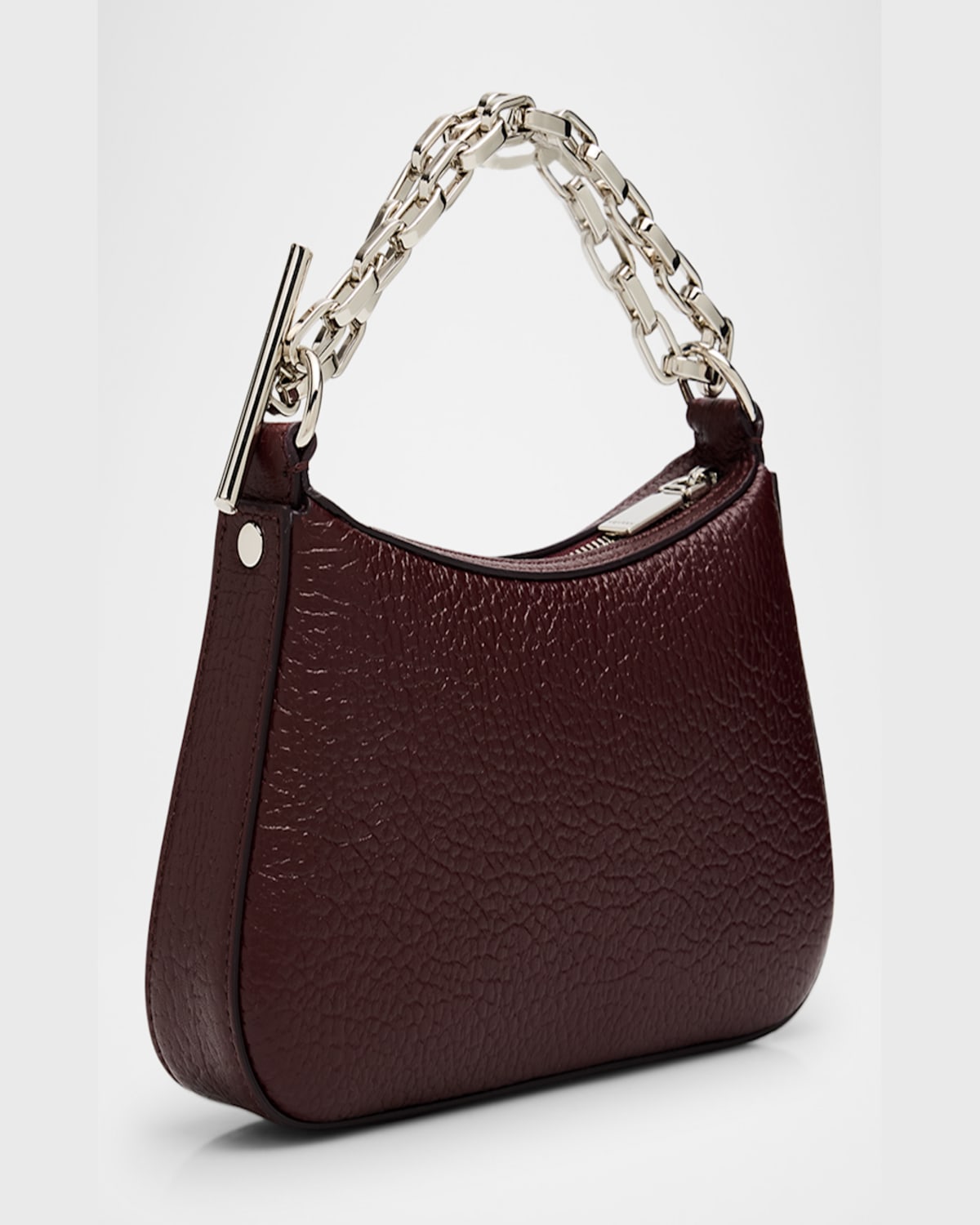Alexander Mcqueen T-bar Sling Pouch In Ivory/gold