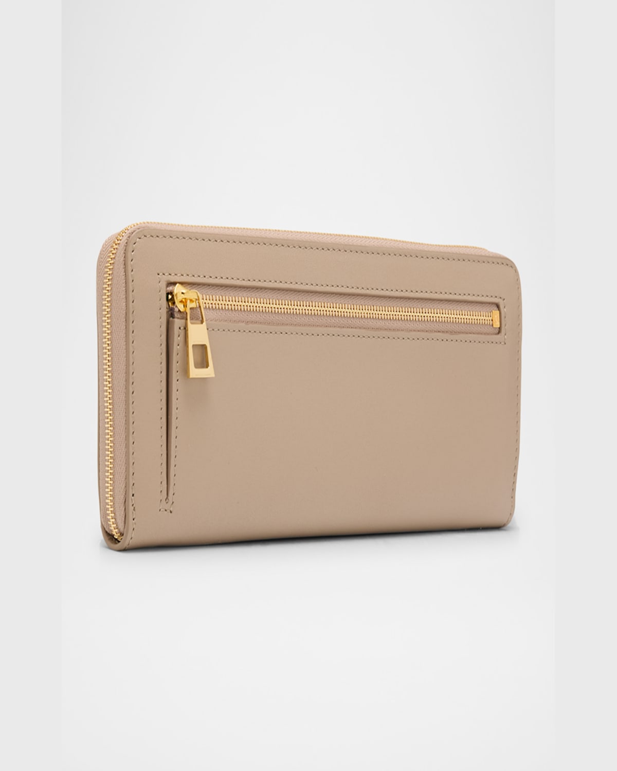 Loewe Knot Slim Leather Continental Wallet In 4606 Sandtropical Green