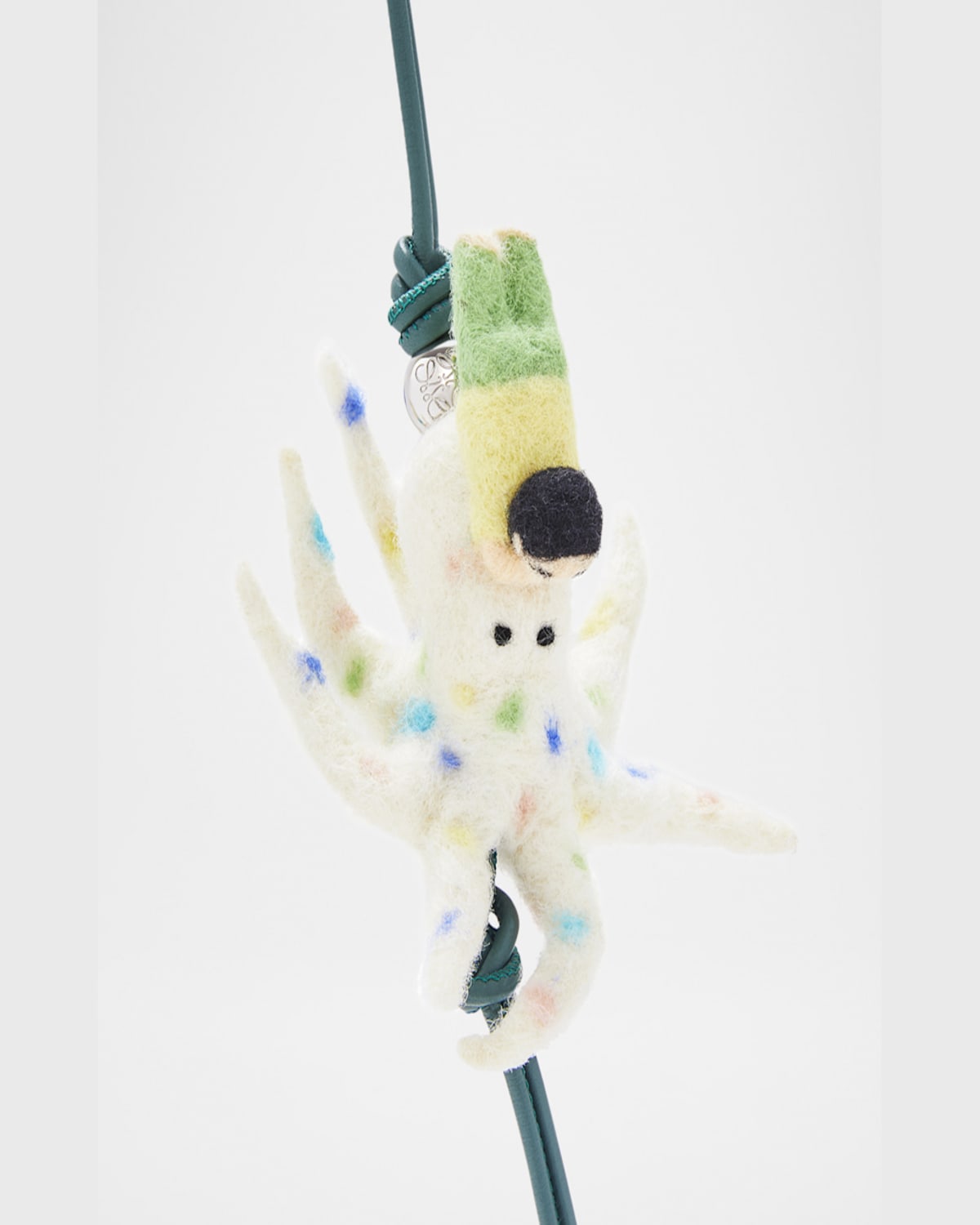 LOEWE KID AND OCTOPUS BAG CHARM IN WOOL FELT 