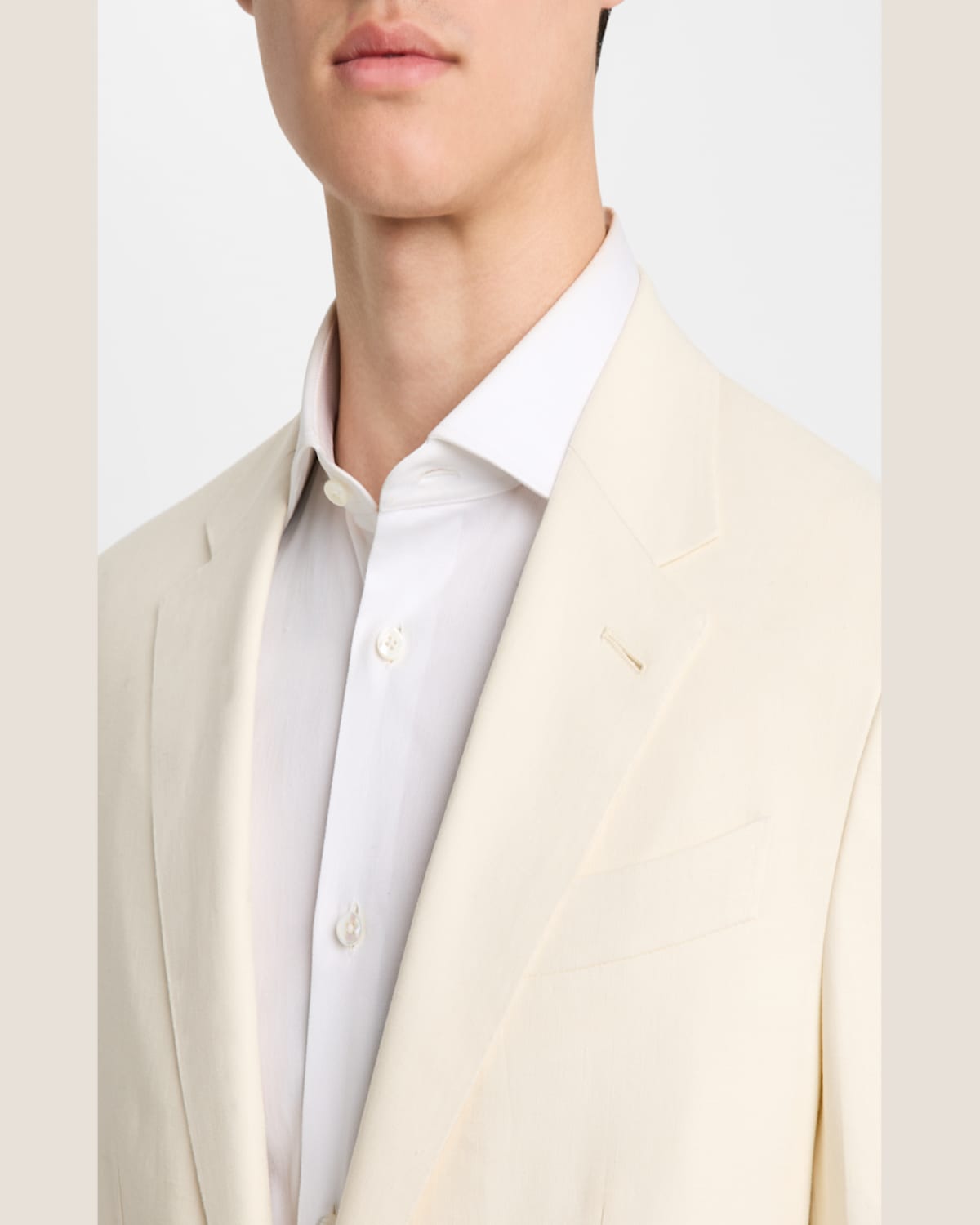 Zegna Men's Oasi Lino Sport Coat In Neutral